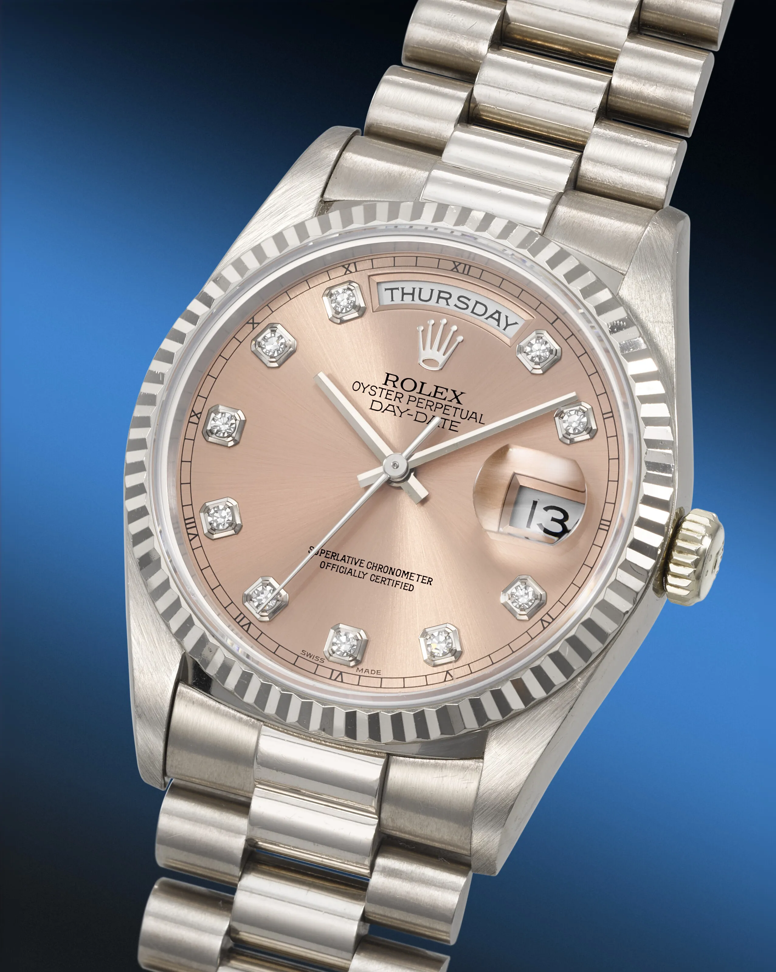 Rolex Day-Date 36 18239 36mm White gold Rose 2