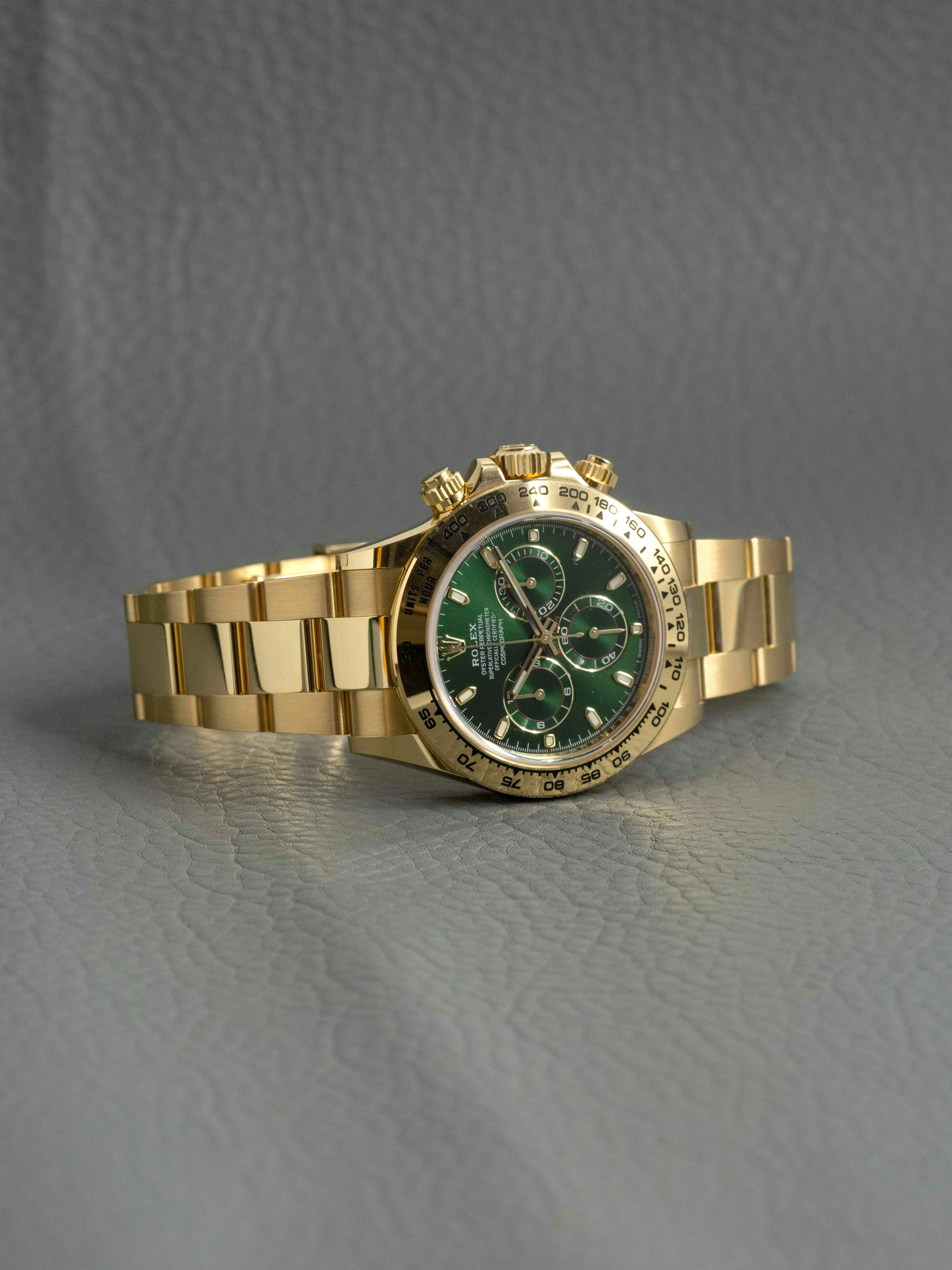 Rolex Daytona 116508 40mm Yellow gold Green 1