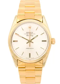 Rolex Air King 5520 Yellow gold Silver