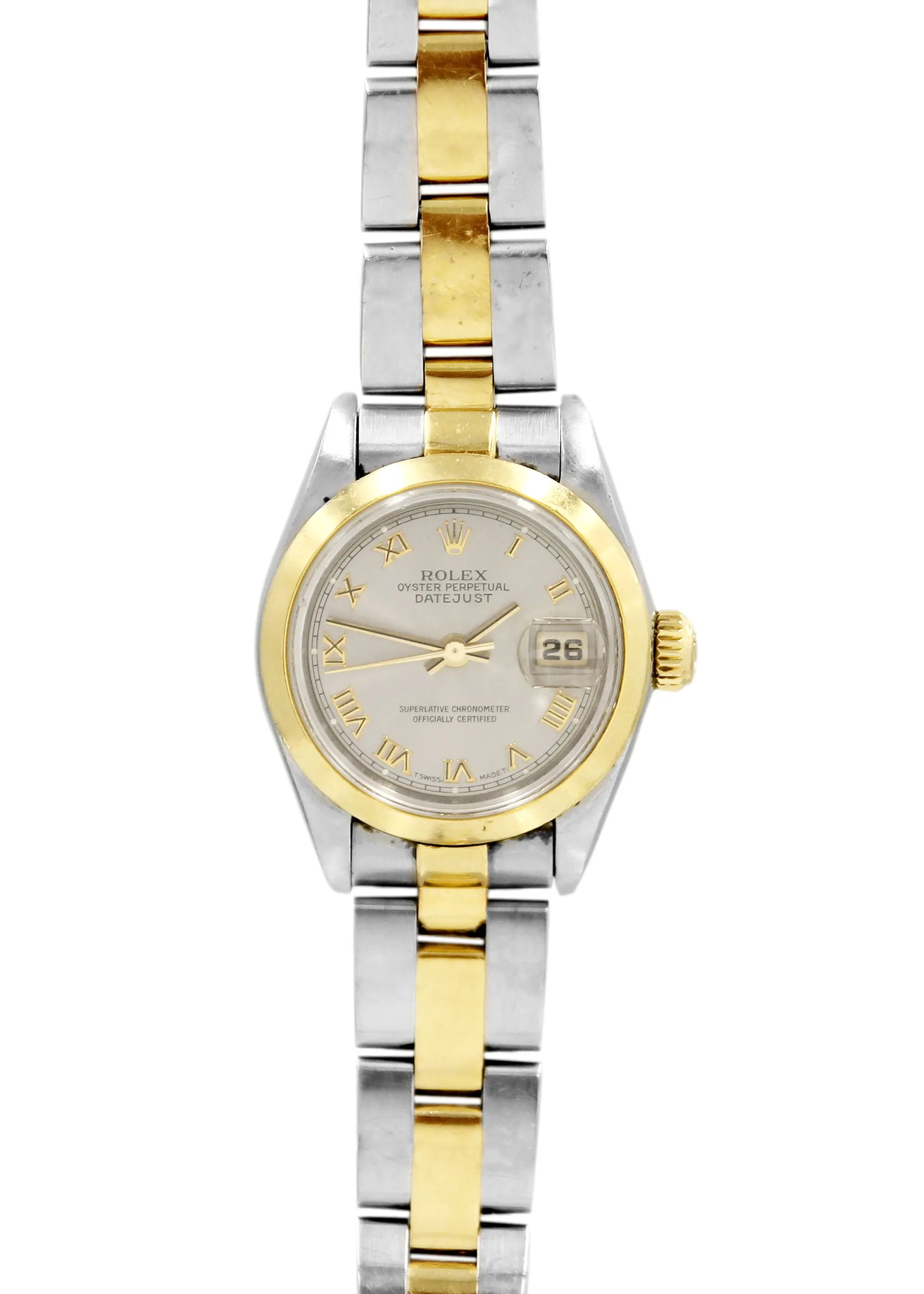 Rolex Lady-Datejust 69163 nullmm Yellow gold and stainless steel Silver
