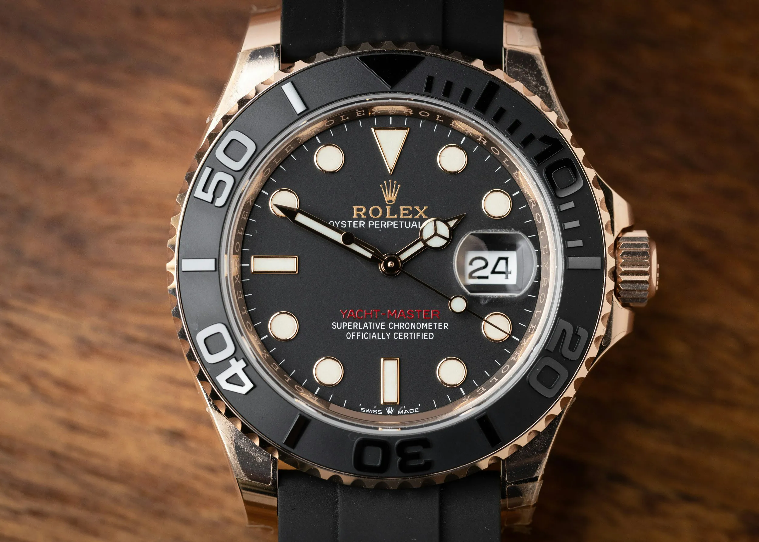 Rolex Yacht-Master 40 126655 40mm Rose gold Black 1