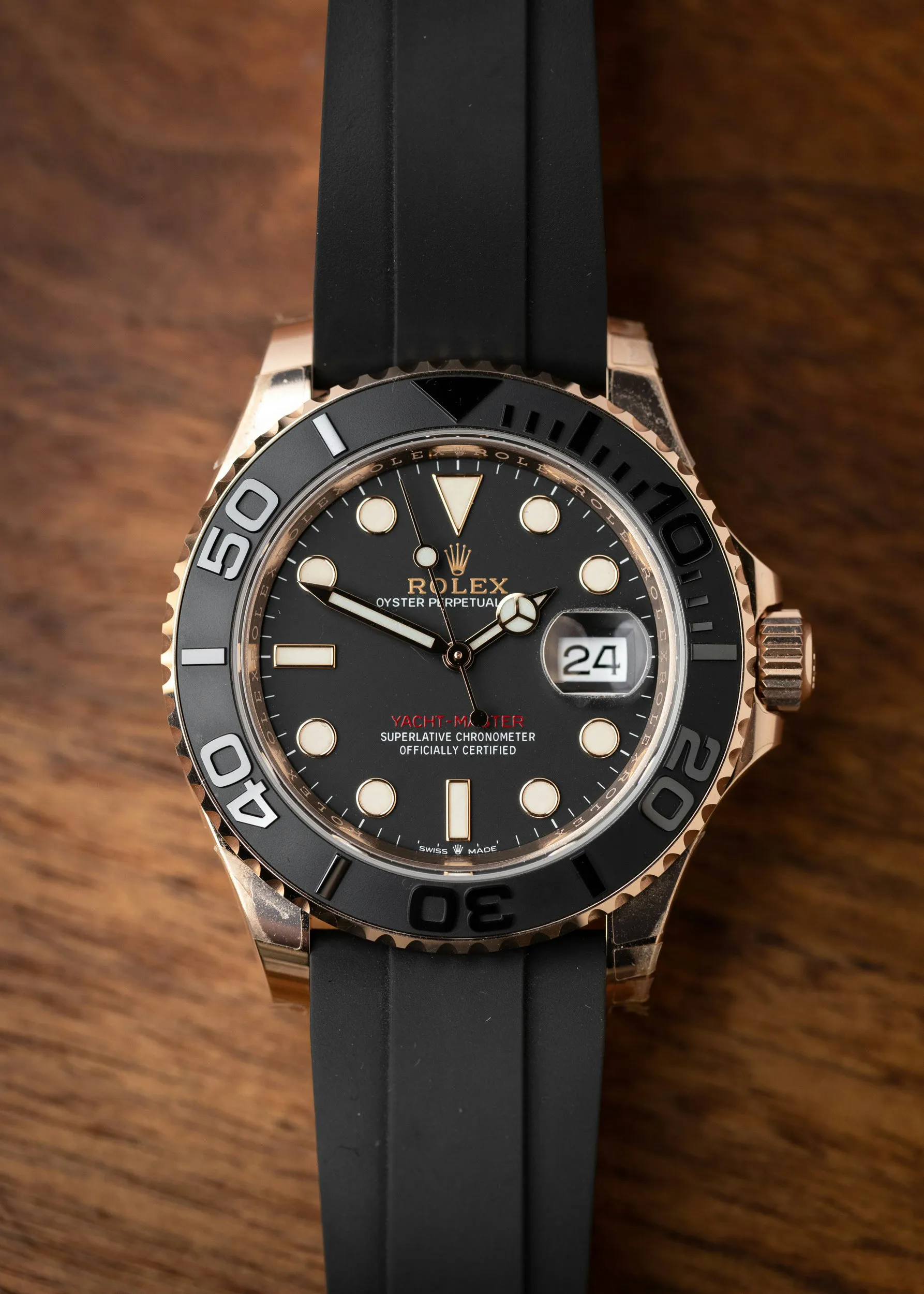 Rolex Yacht-Master 40 126655 40mm Rose gold Black 3