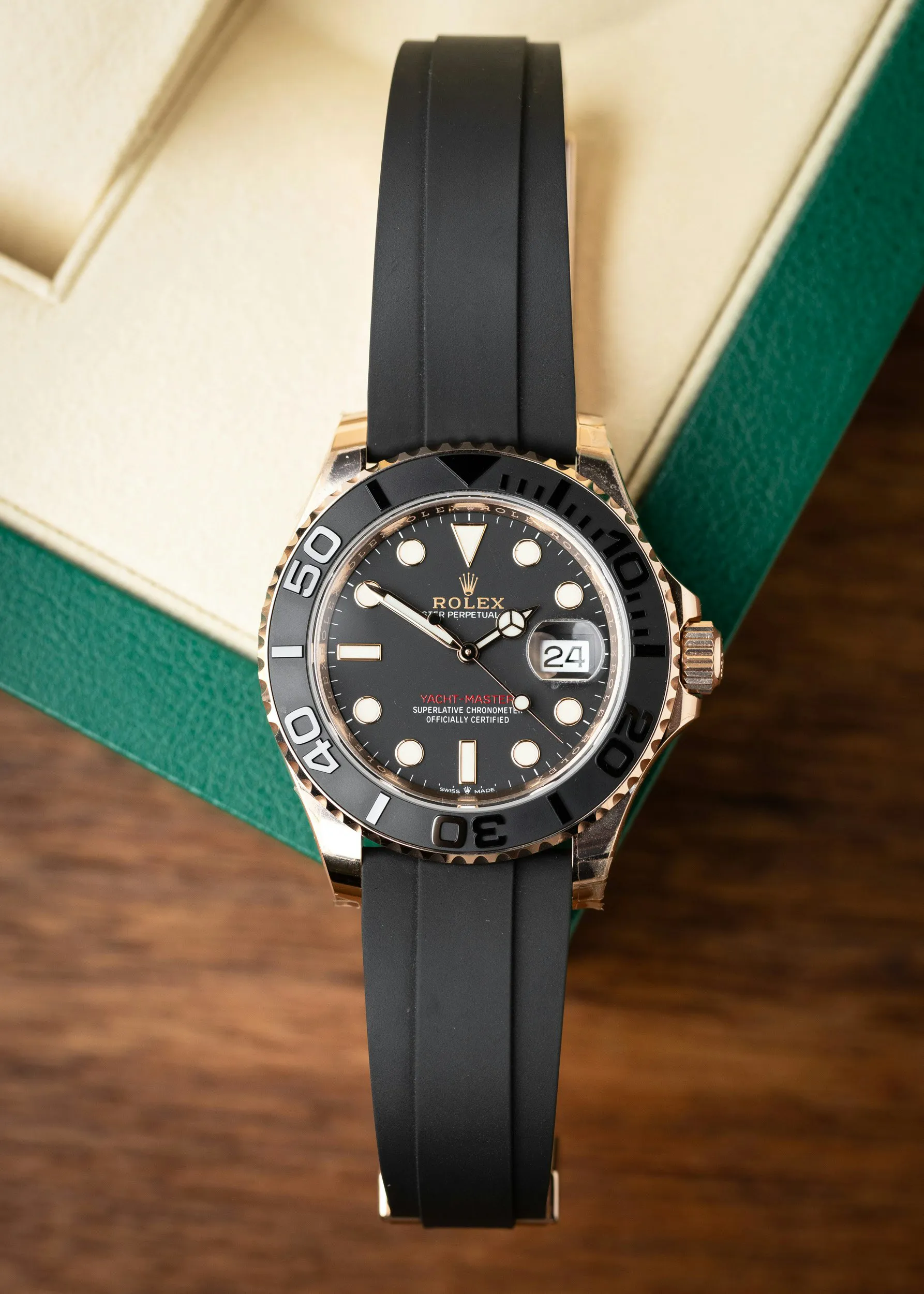 Rolex Yacht-Master 40 126655 40mm Rose gold Black 4