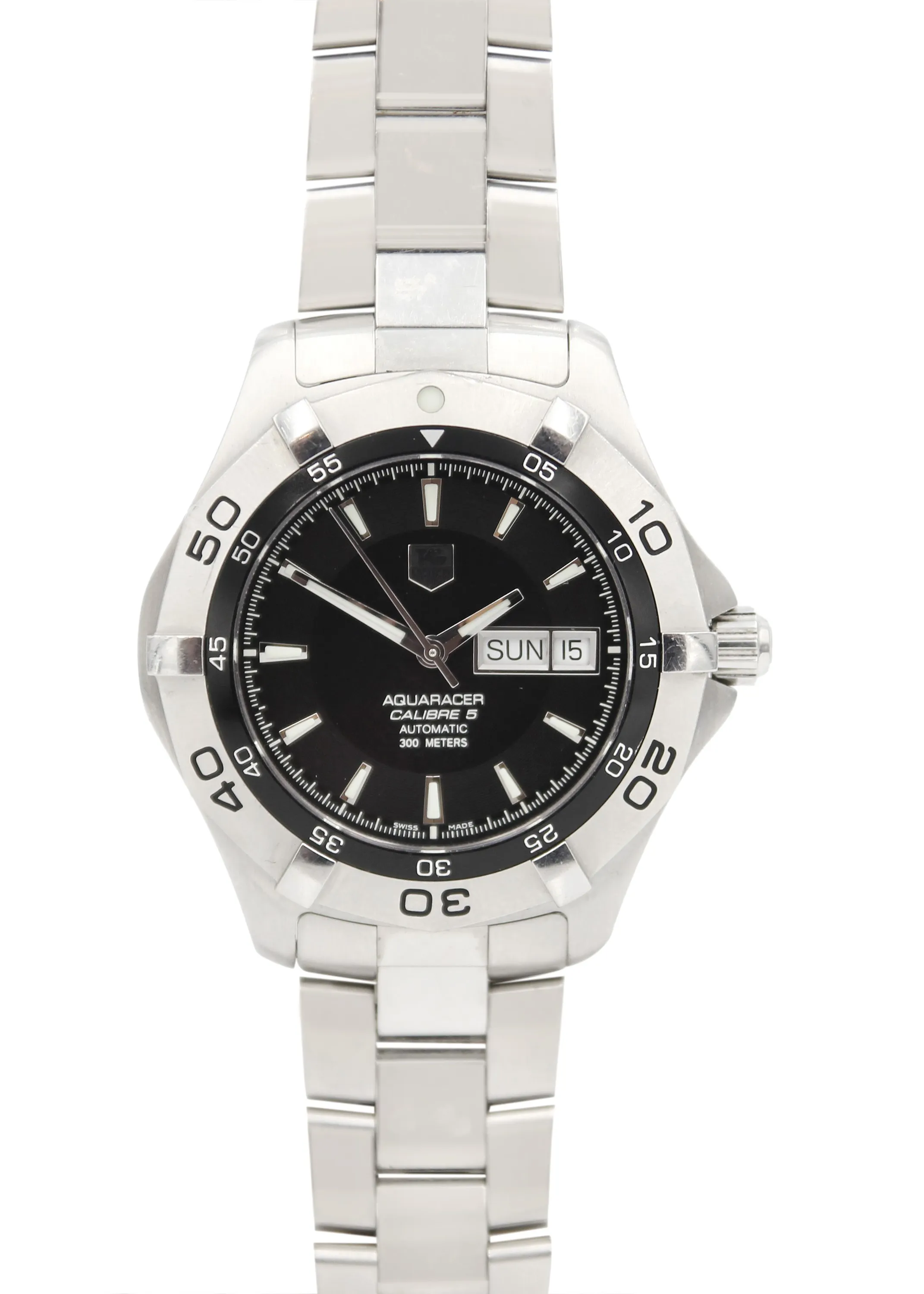 TAG Heuer Aquaracer WAF2010 42mm Stainless steel Black