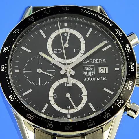 TAG Heuer Carrera CV2010 41mm Stainless steel Black