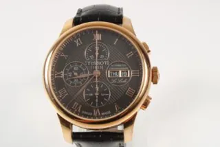 Tissot Le Locle Stainless steel and Gold-plated Brown