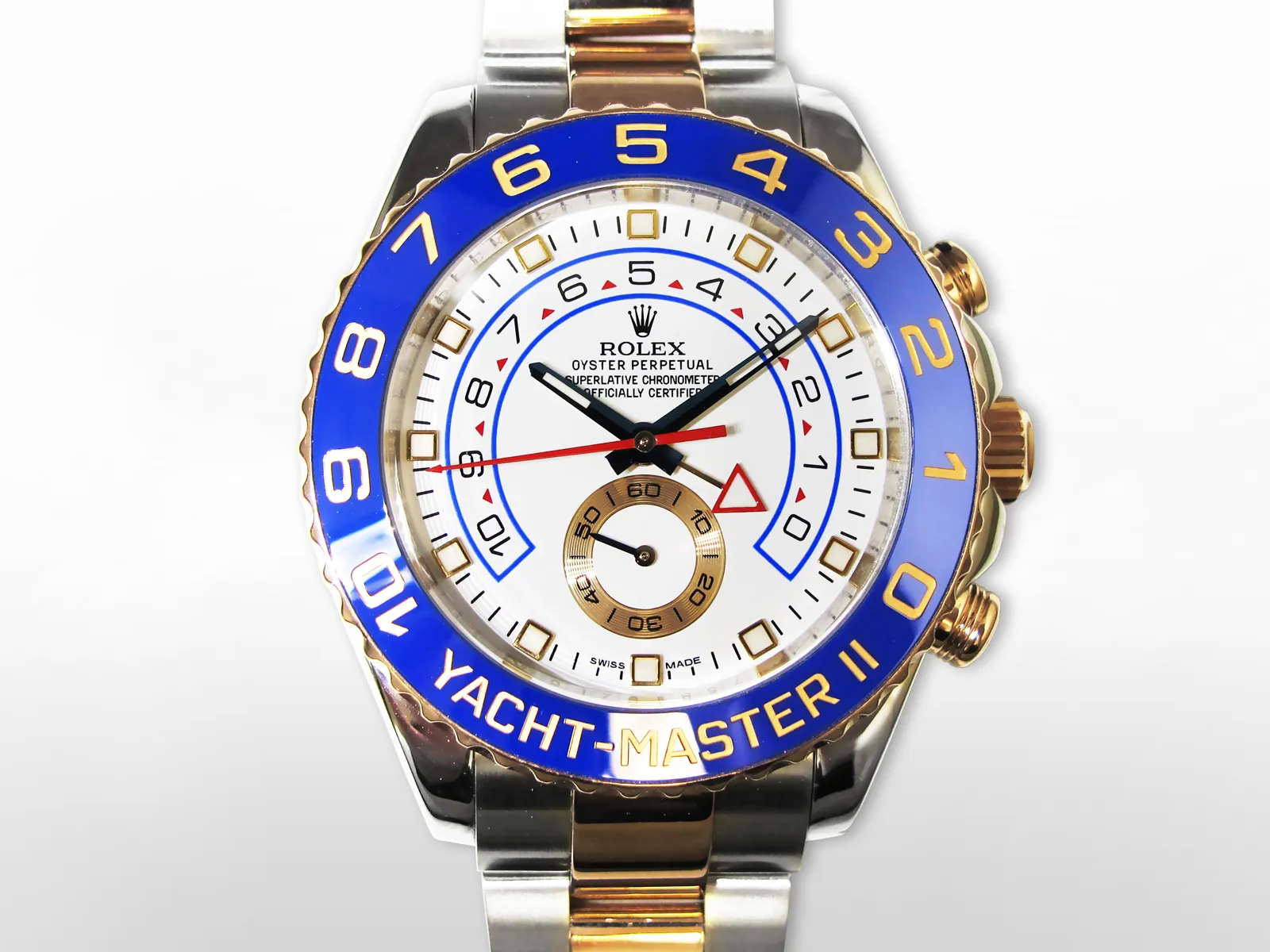 Rolex Yacht-Master II 44mm Rose gold and Stainless steel White 1