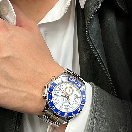 Rolex Yacht-Master II 44mm Rose gold and Stainless steel White 4