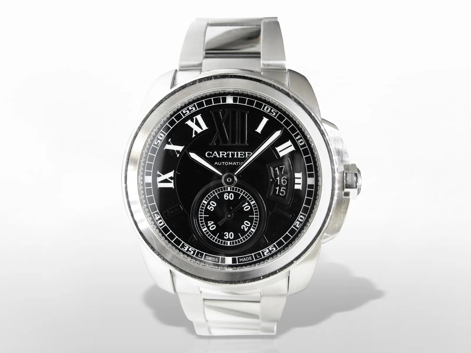 Cartier Calibre de Cartier 42mm Stainless steel Black