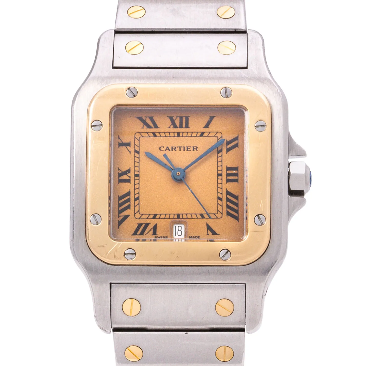 Cartier Santos Galbée 187901 29mm Yellow gold and Stainless steel