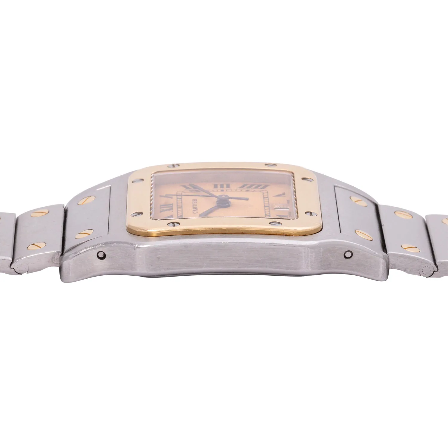 Cartier Santos Galbée 187901 29mm Yellow gold and Stainless steel 2