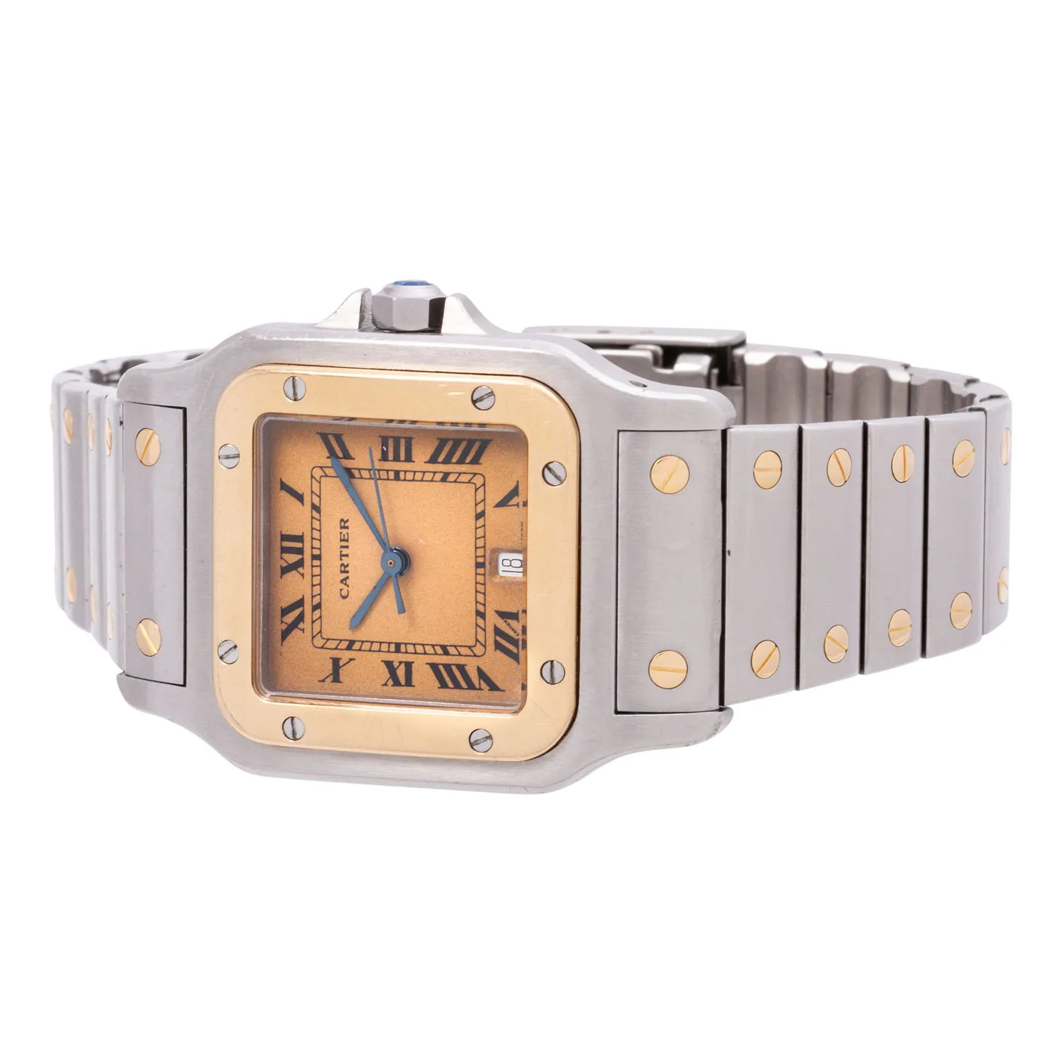 Cartier Santos Galbée 187901 29mm Yellow gold and Stainless steel 6