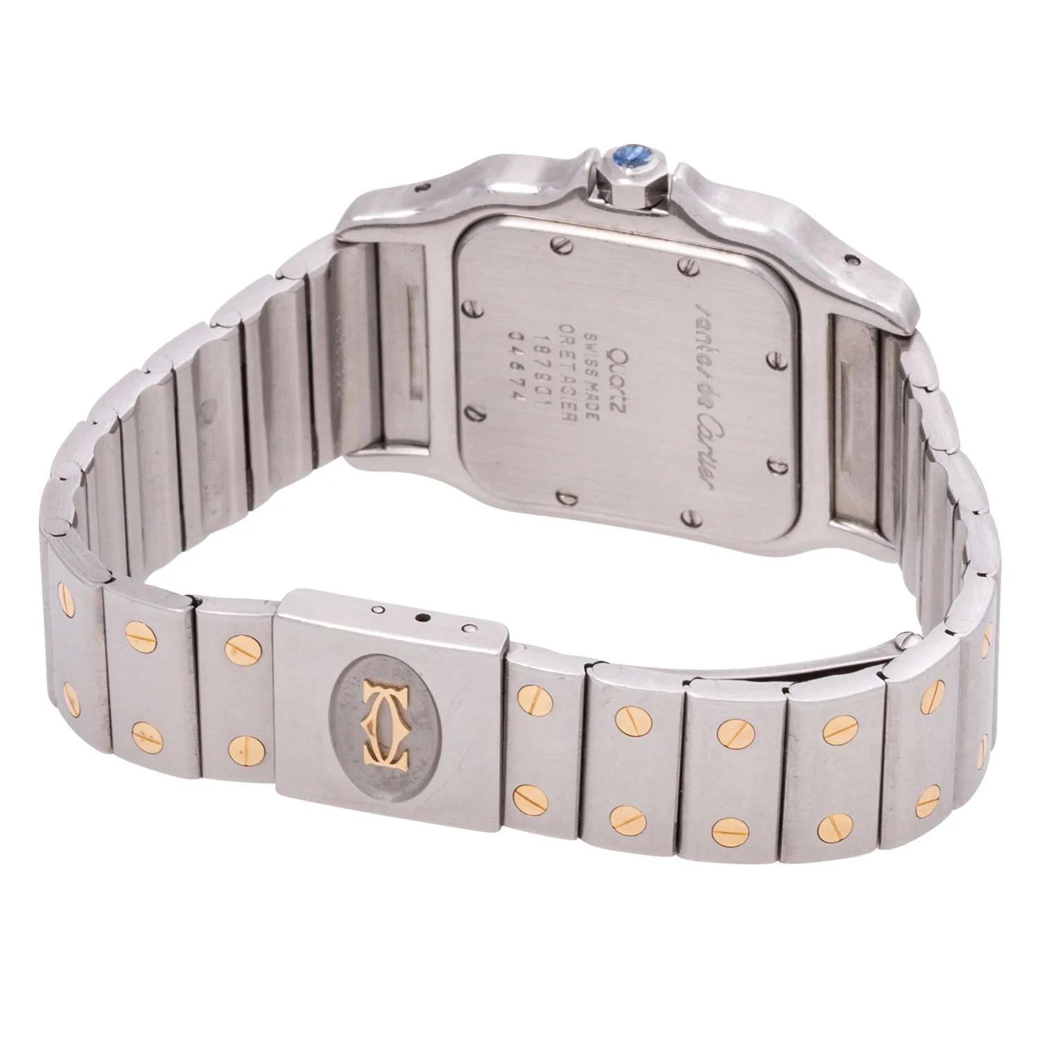 Cartier Santos Galbée 187901 29mm Yellow gold and Stainless steel 3