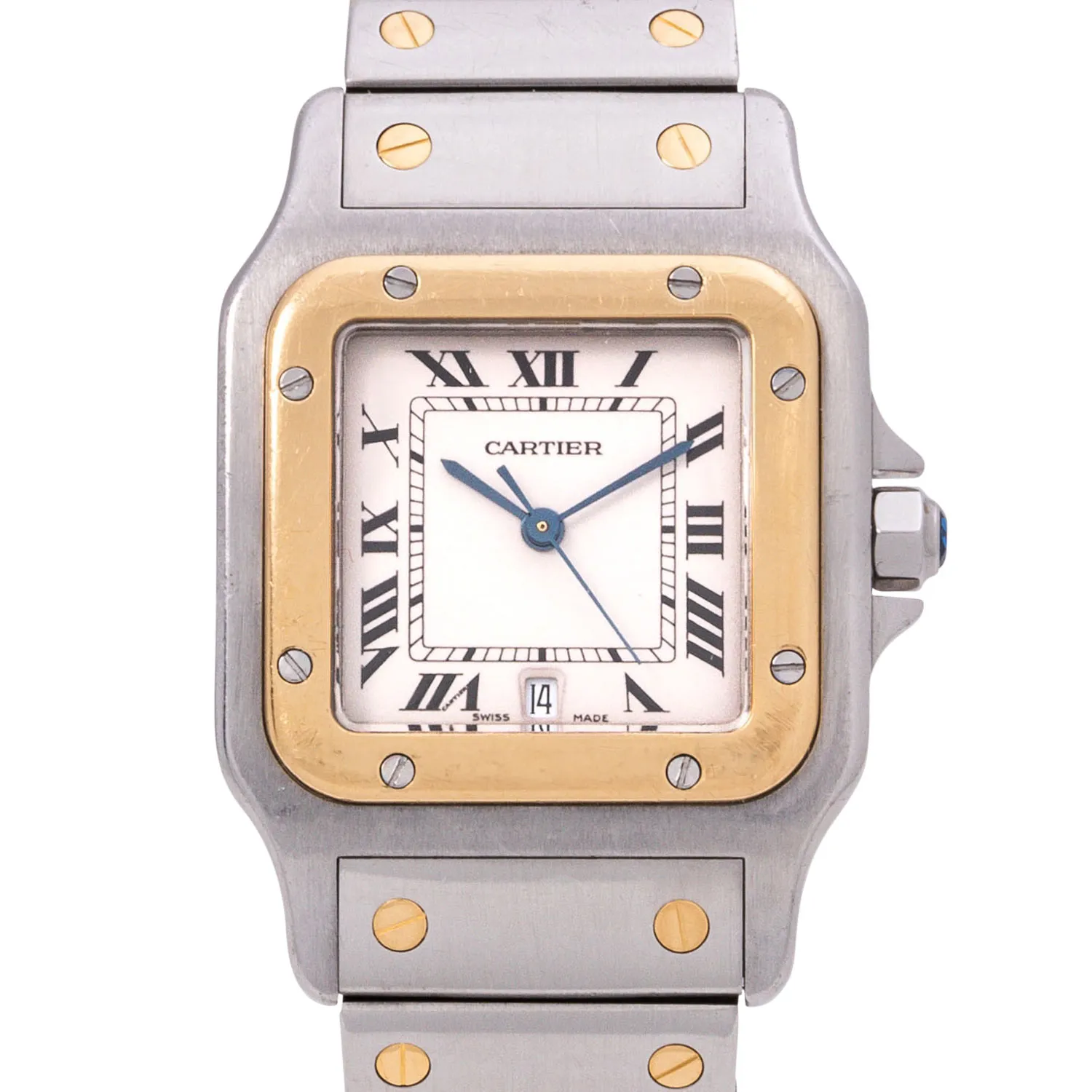 Cartier Santos Galbée 187901 29mm Yellow gold and Stainless steel