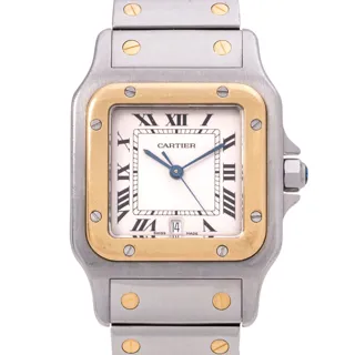 Cartier Santos Galbée 187901 Yellow gold and Stainless steel