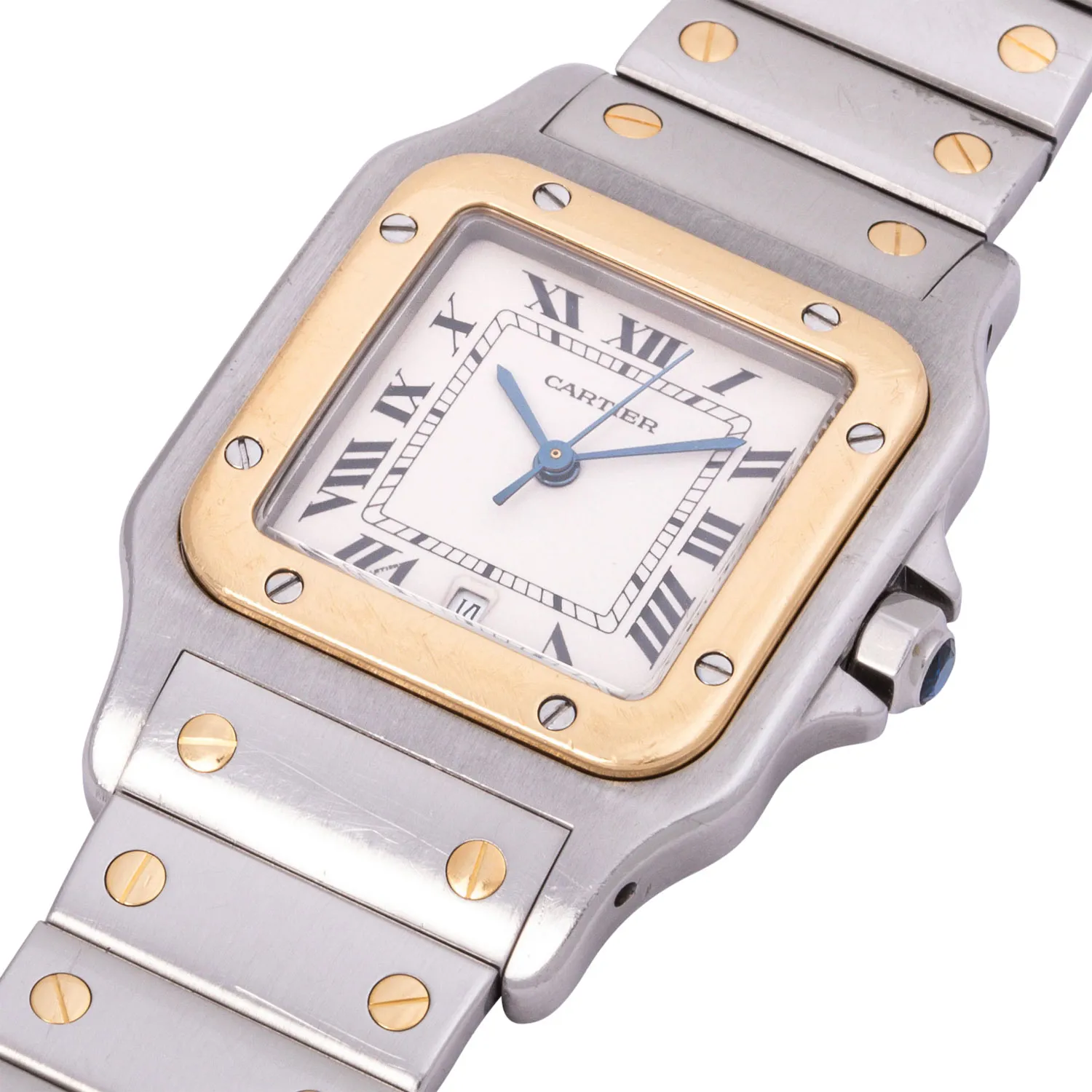 Cartier Santos Galbée 187901 29mm Yellow gold and Stainless steel 4