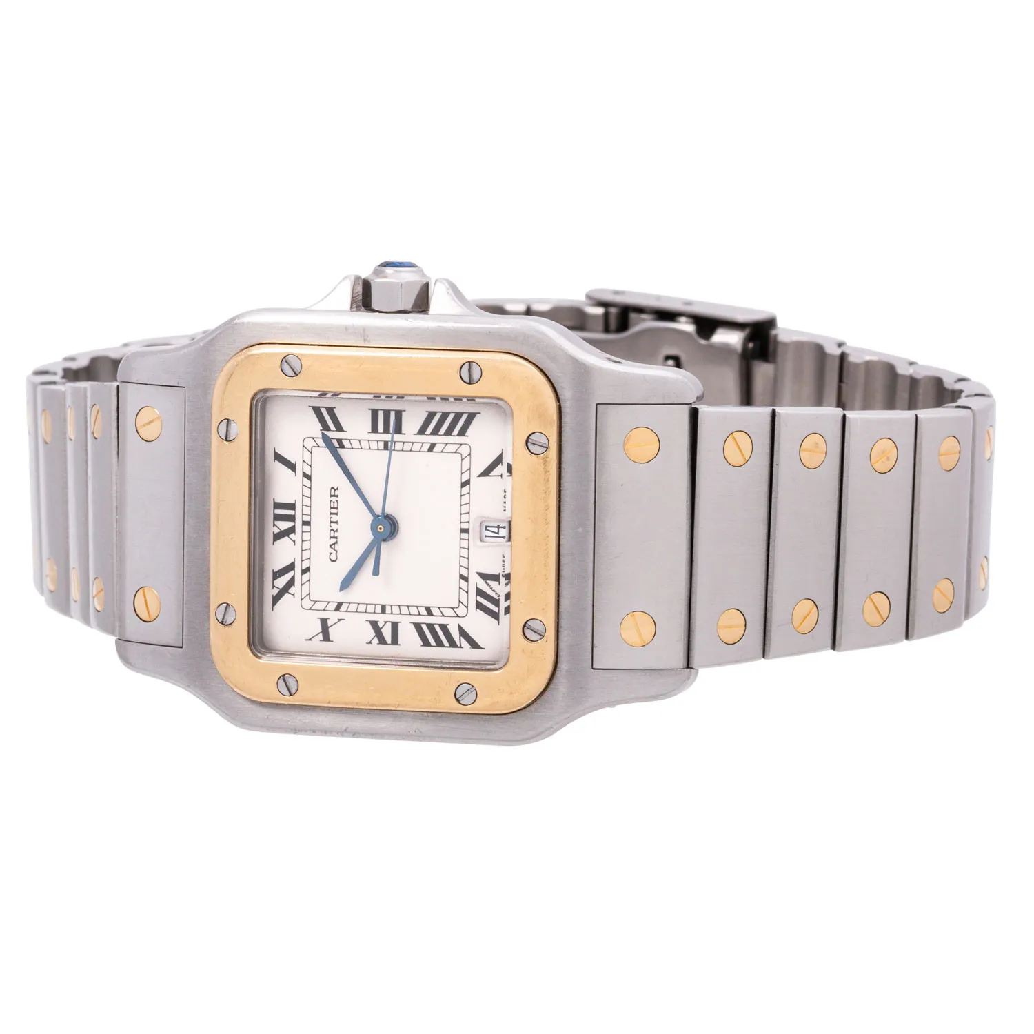 Cartier Santos Galbée 187901 29mm Yellow gold and Stainless steel 2