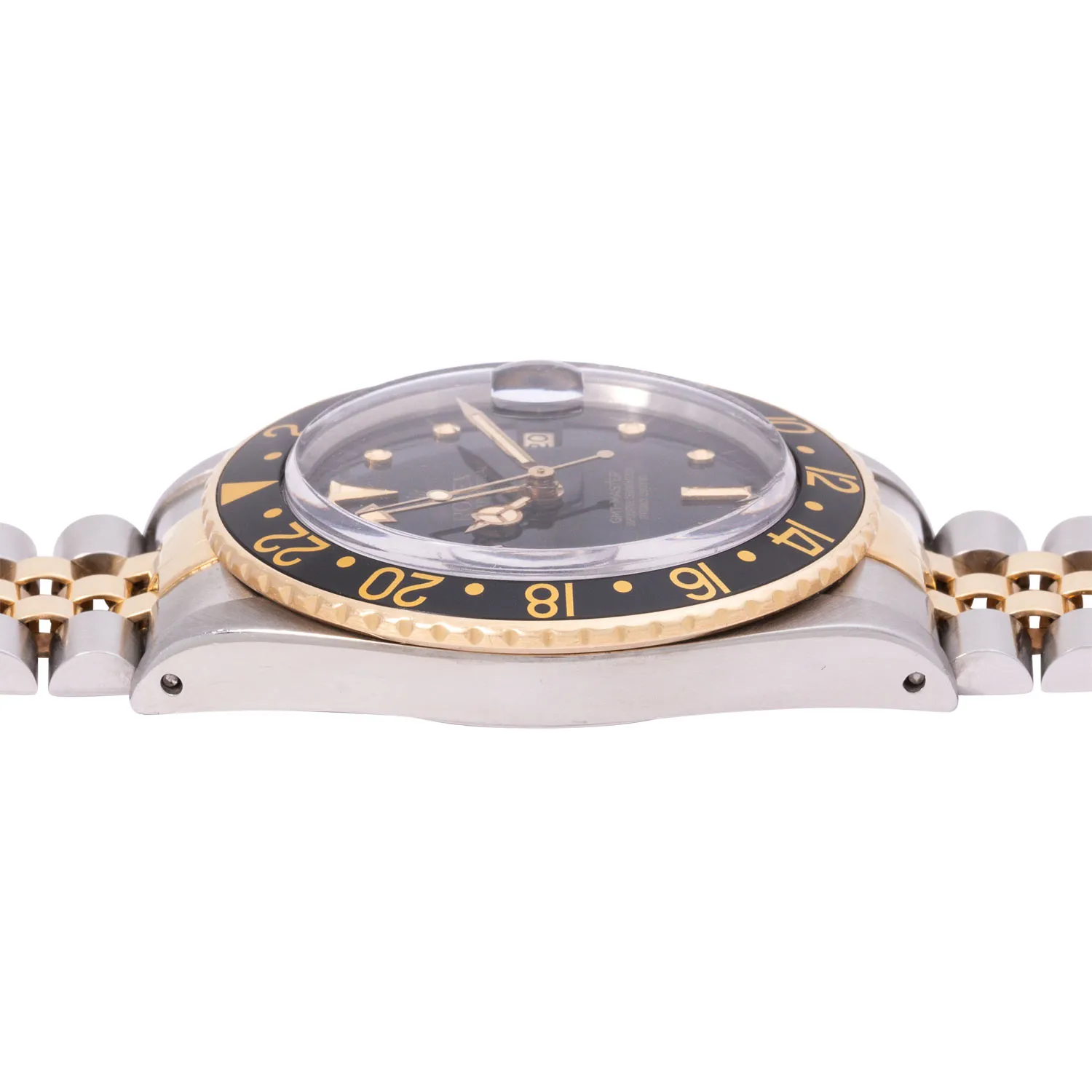 Rolex GMT-Master 16753 40mm Yellow gold and Stainless steel Black 1