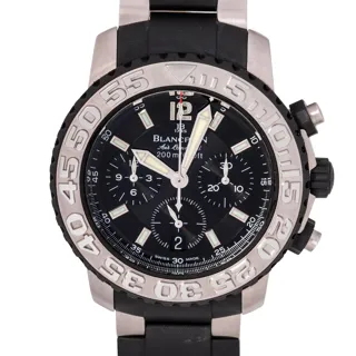 Blancpain Air Command 2285F Stainless steel and Rubber Black