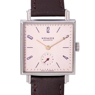 NOMOS Tetra 496 Stainless steel Pink