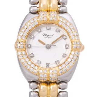 Chopard Gstaad 8112 Yellow gold and Stainless steel and Diamond White