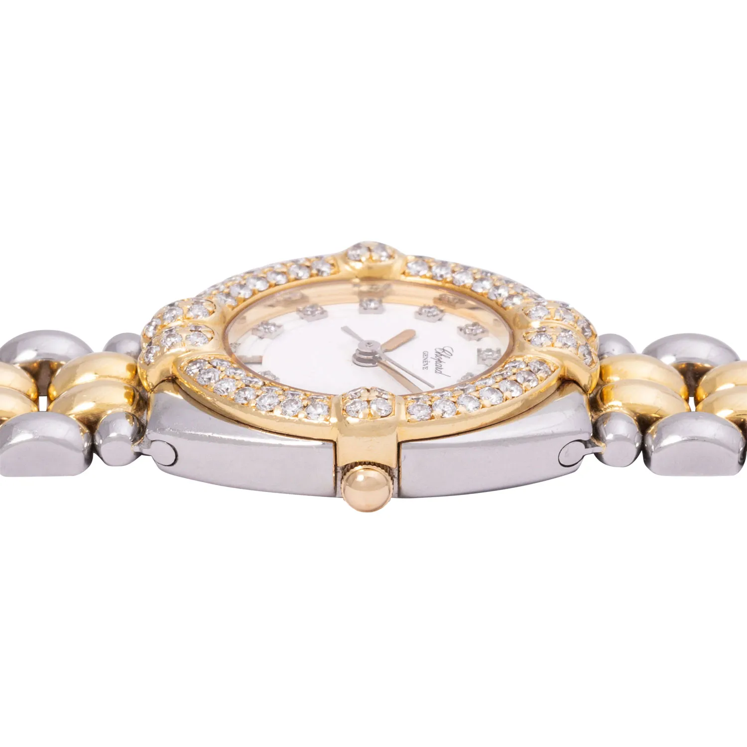 Chopard Gstaad 8112 24mm Yellow gold and Stainless steel and Diamond White 1