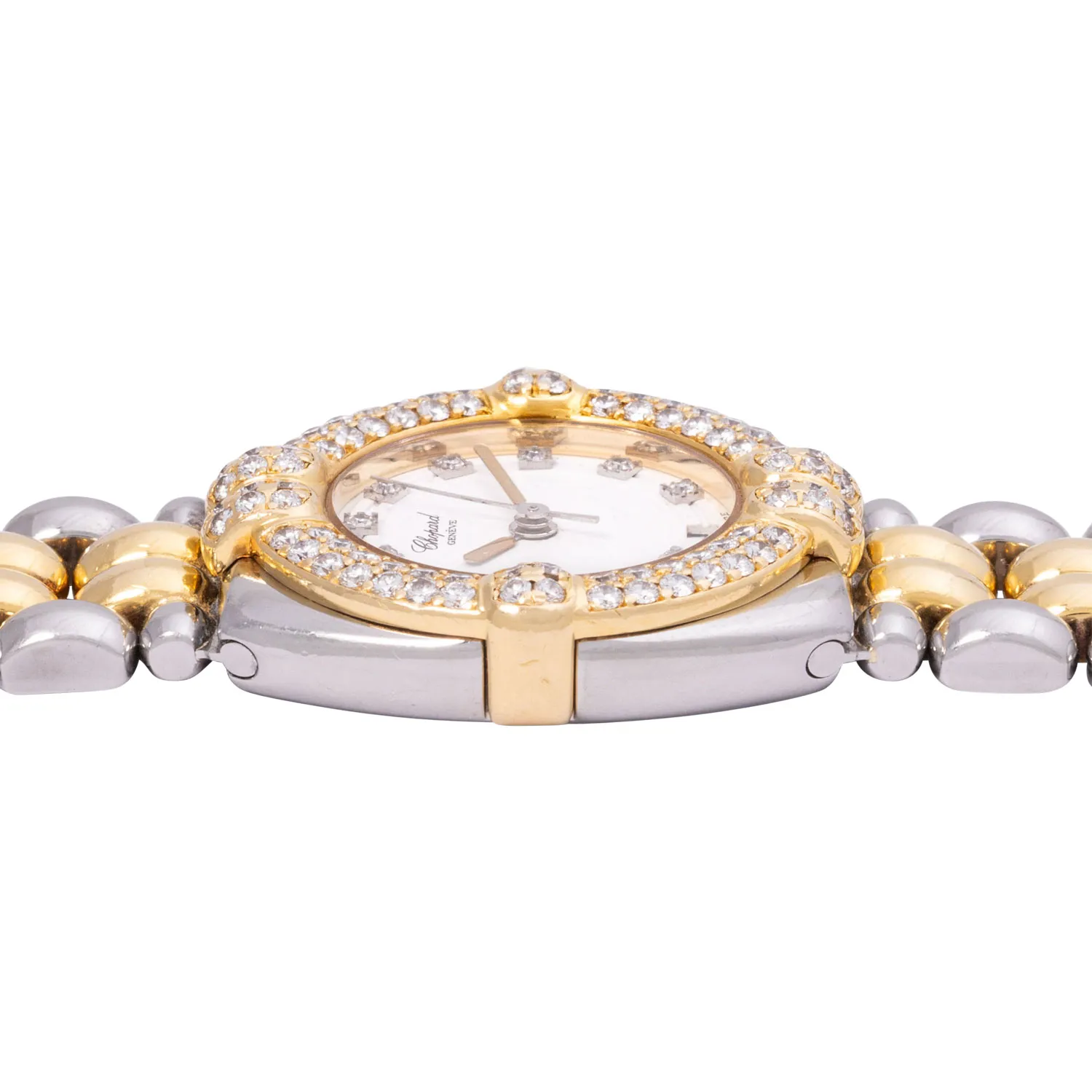 Chopard Gstaad 8112 24mm Yellow gold and Stainless steel and Diamond White 4