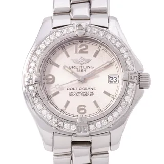 Breitling Colt Oceane A77350 Stainless steel and Diamond Silver