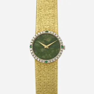 Piaget 9706 A6 White gold and Yellow gold Green