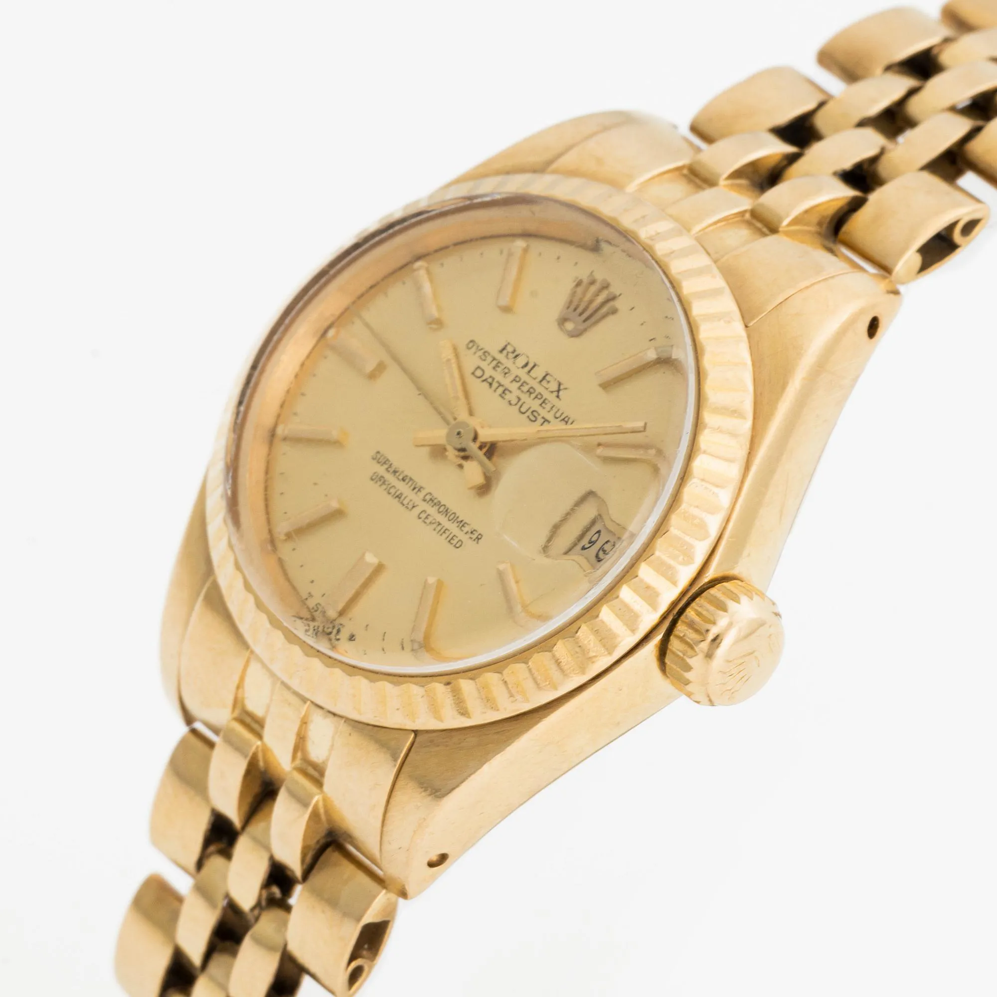 Rolex Datejust 6917 26mm 18k Gold Silver 3