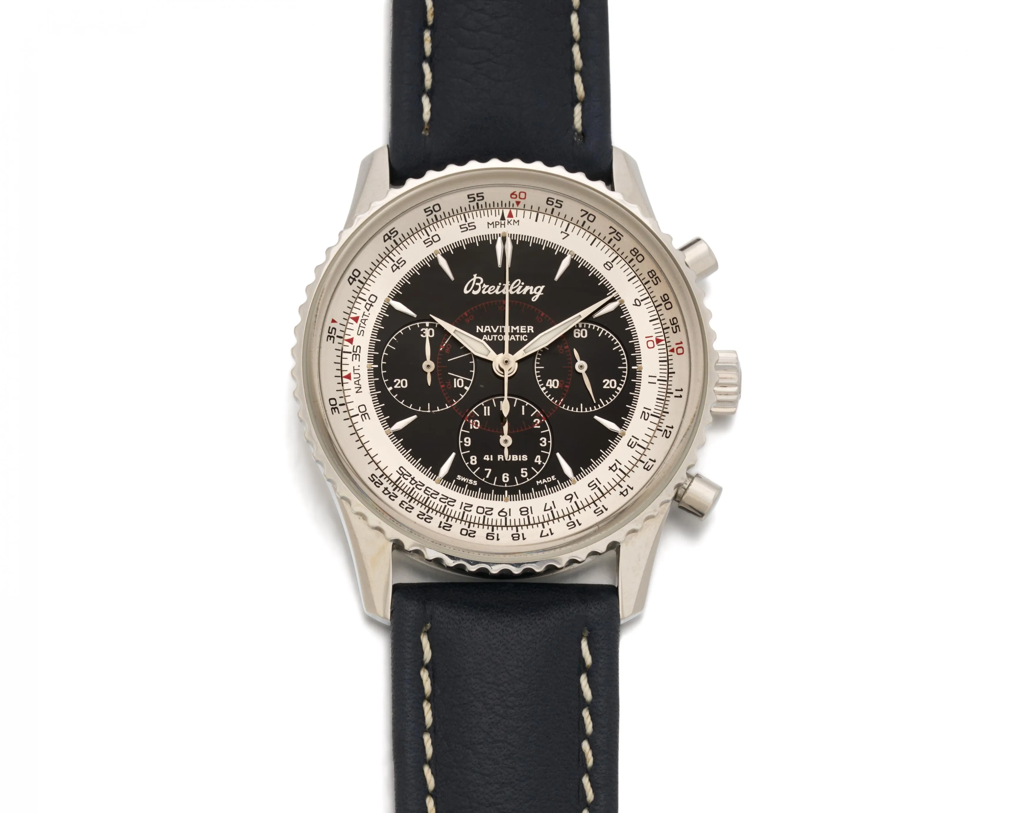 Breitling Navitimer A30030.2 36mm Steel Black and silver