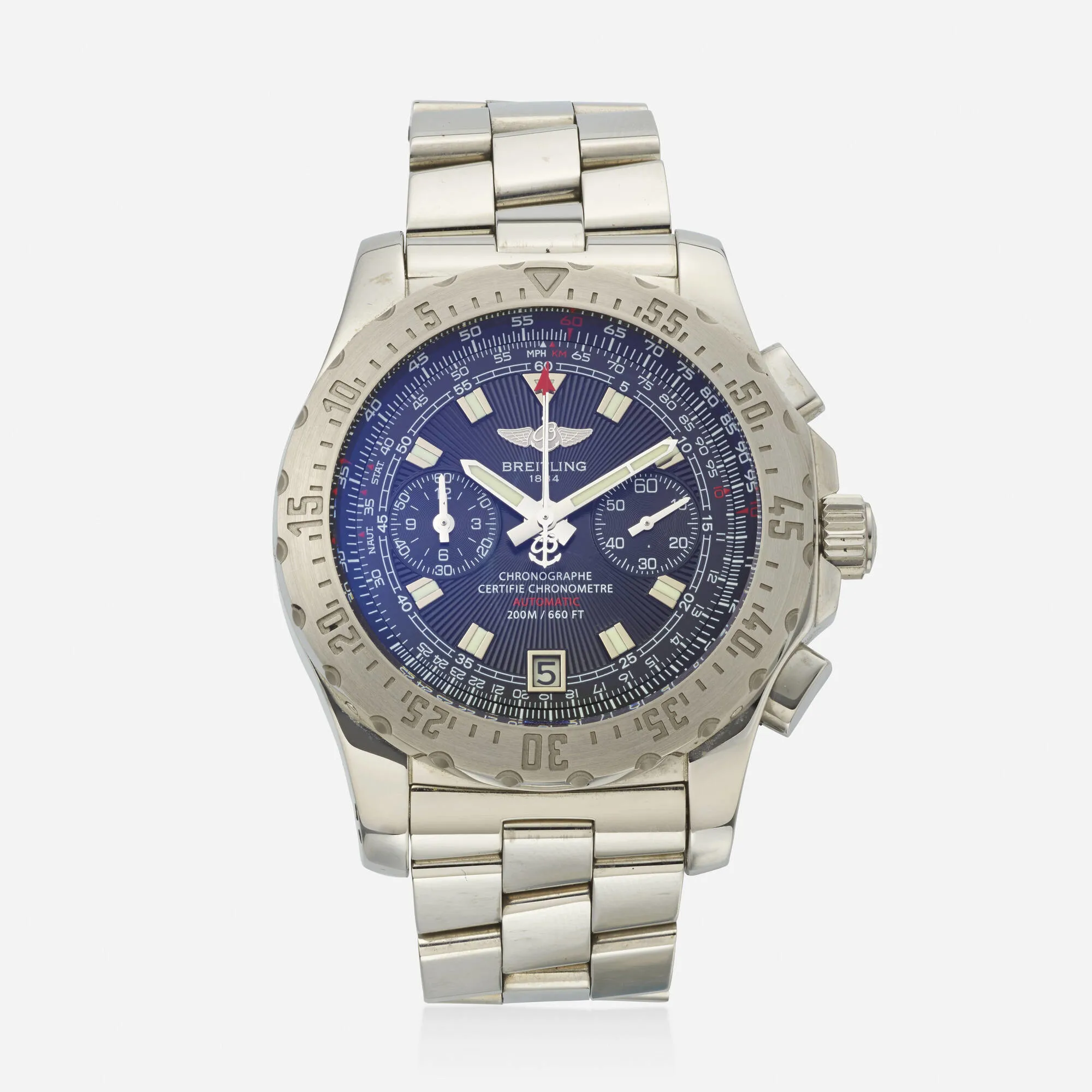 Breitling Skyracer A27362 43.5mm Stainless steel Black