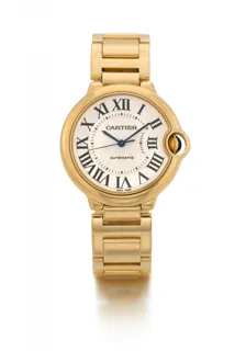 Cartier Ballon Bleu W69003Z2 Yellow gold Silver