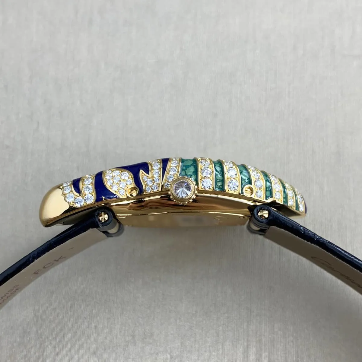 Cartier Crash Crash Tigrée HP101529 43.68mm Yellow gold Diamond 4