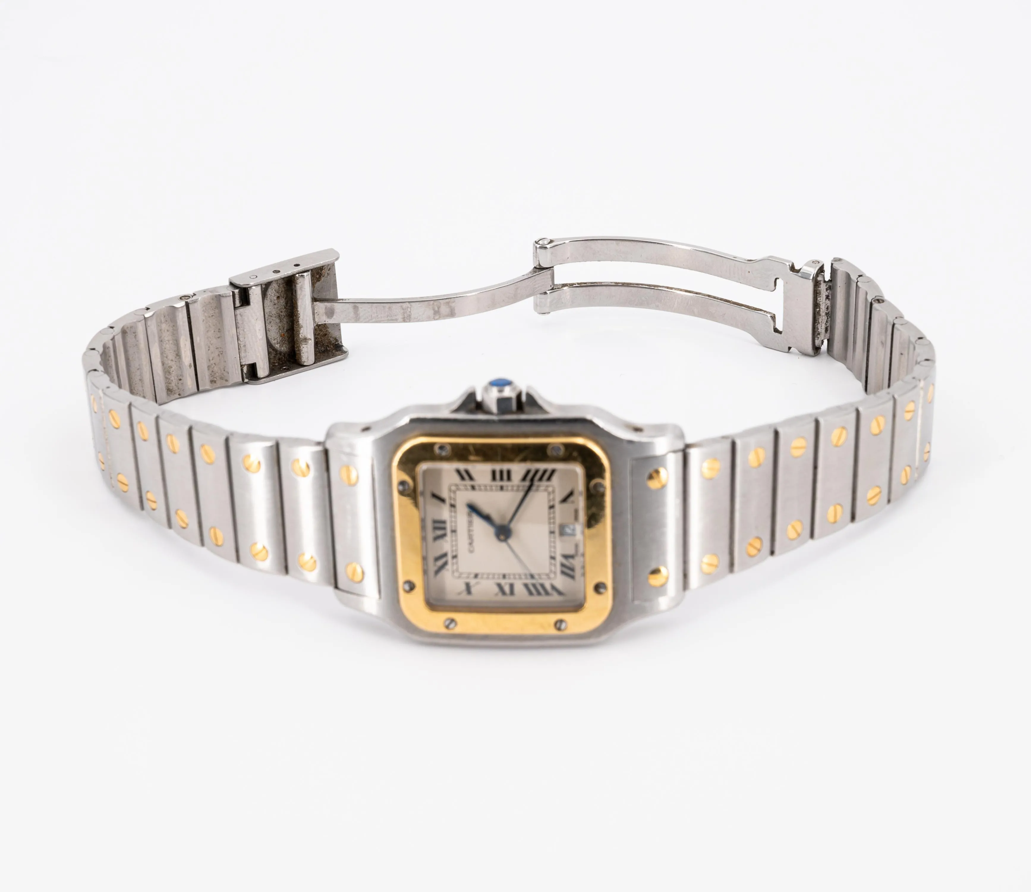 Cartier Santos 187901 30mm Yellow gold White 1