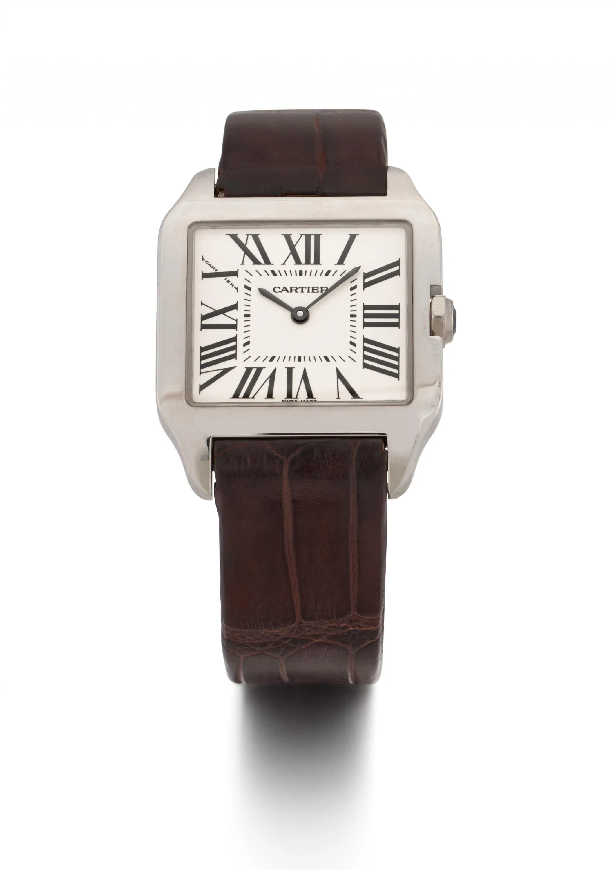 Cartier Santos 2789 35mm White gold White