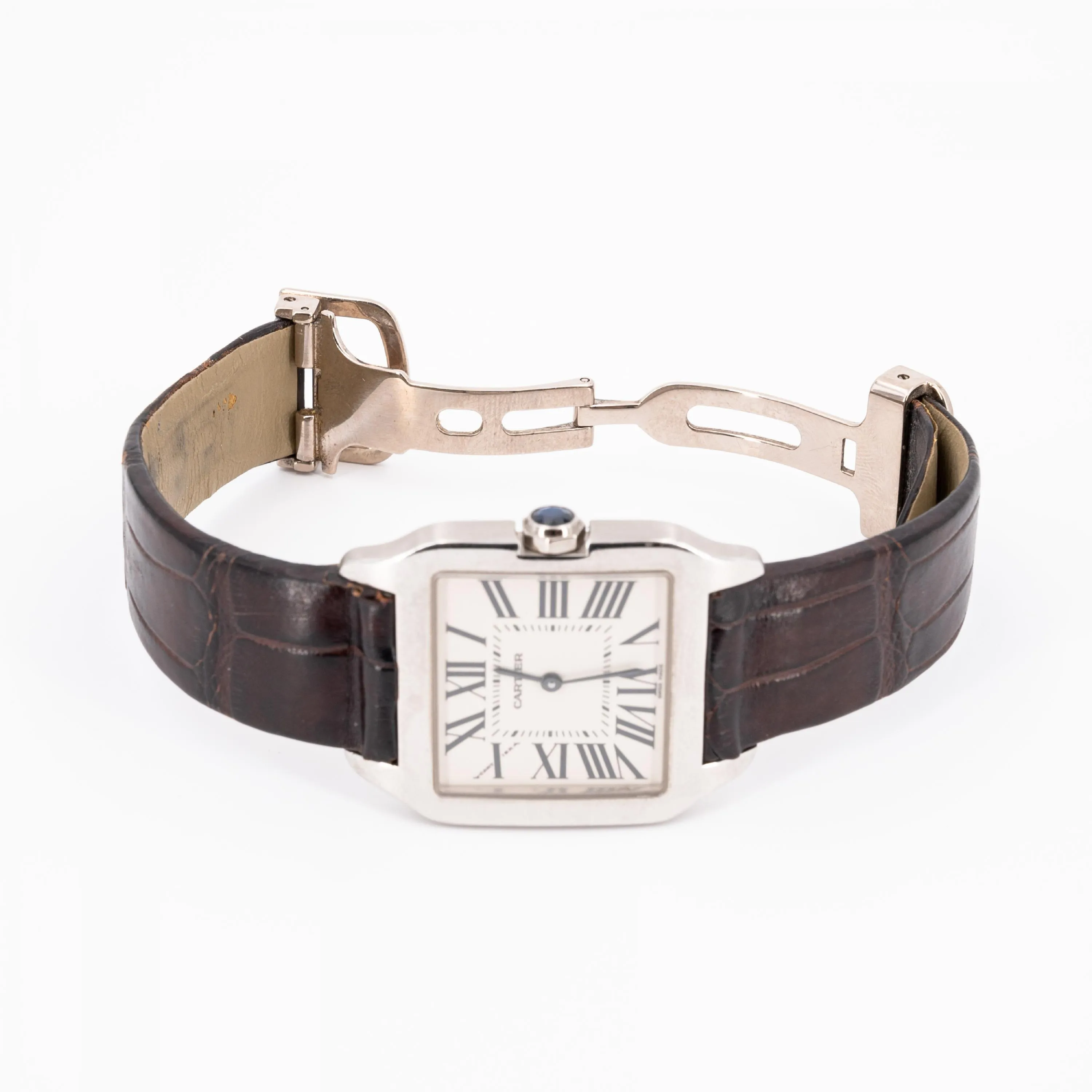 Cartier Santos 2789 35mm White gold White 1