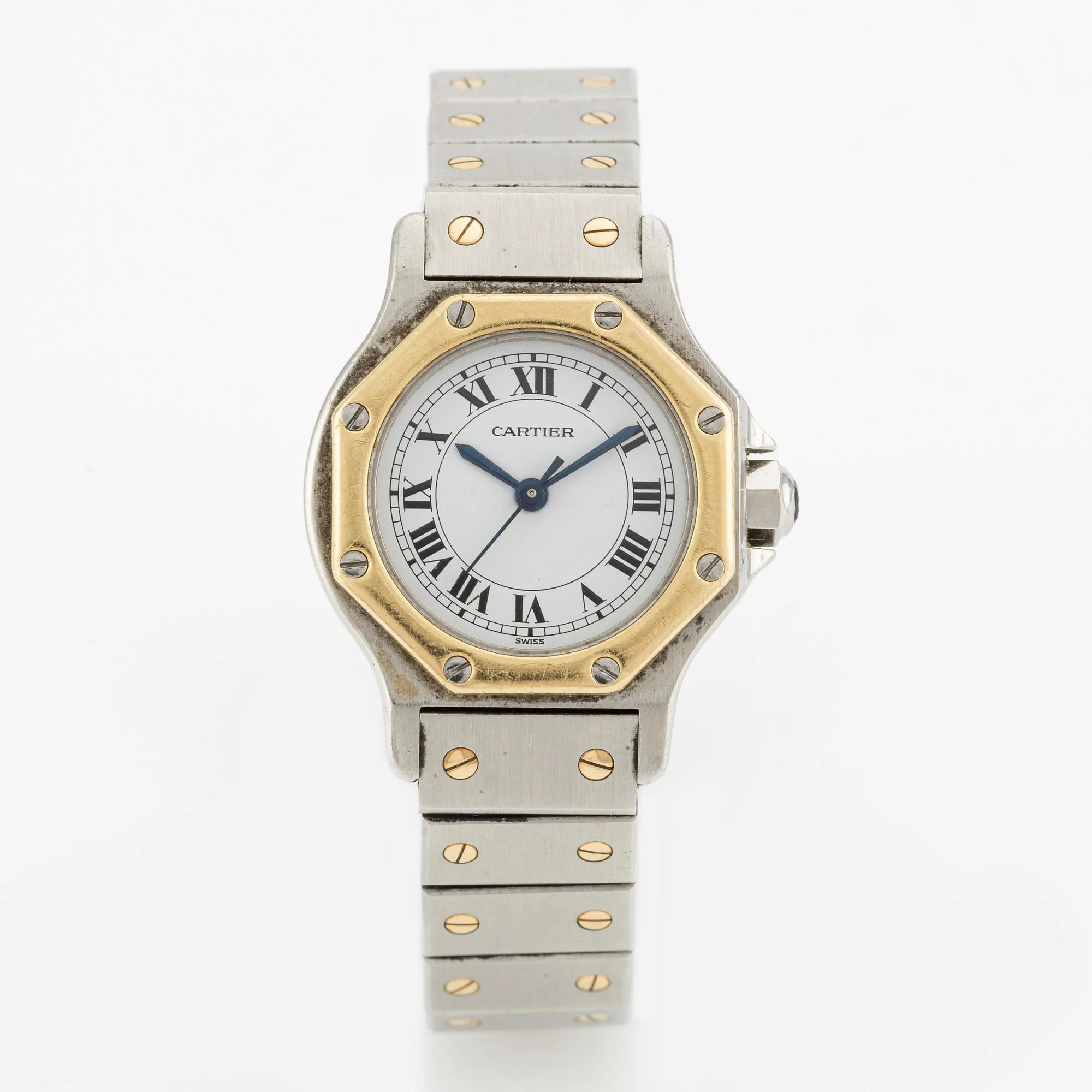 Cartier Santos Ronde 24mm Stainless steel and gold