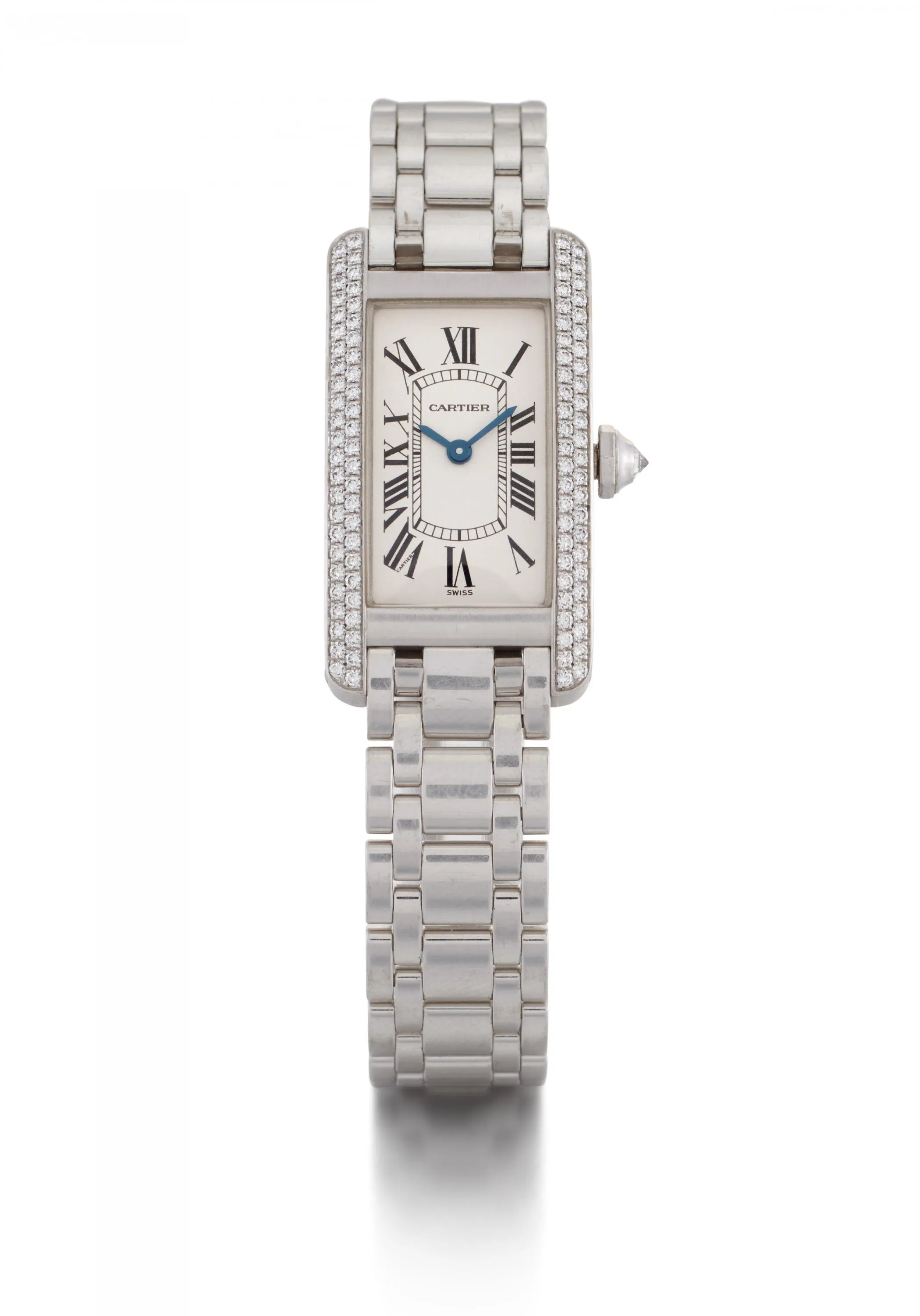 Cartier Tank 1713 19mm White gold and Diamond White