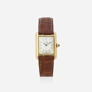 Cartier Tank 2415 Vermeil Silver