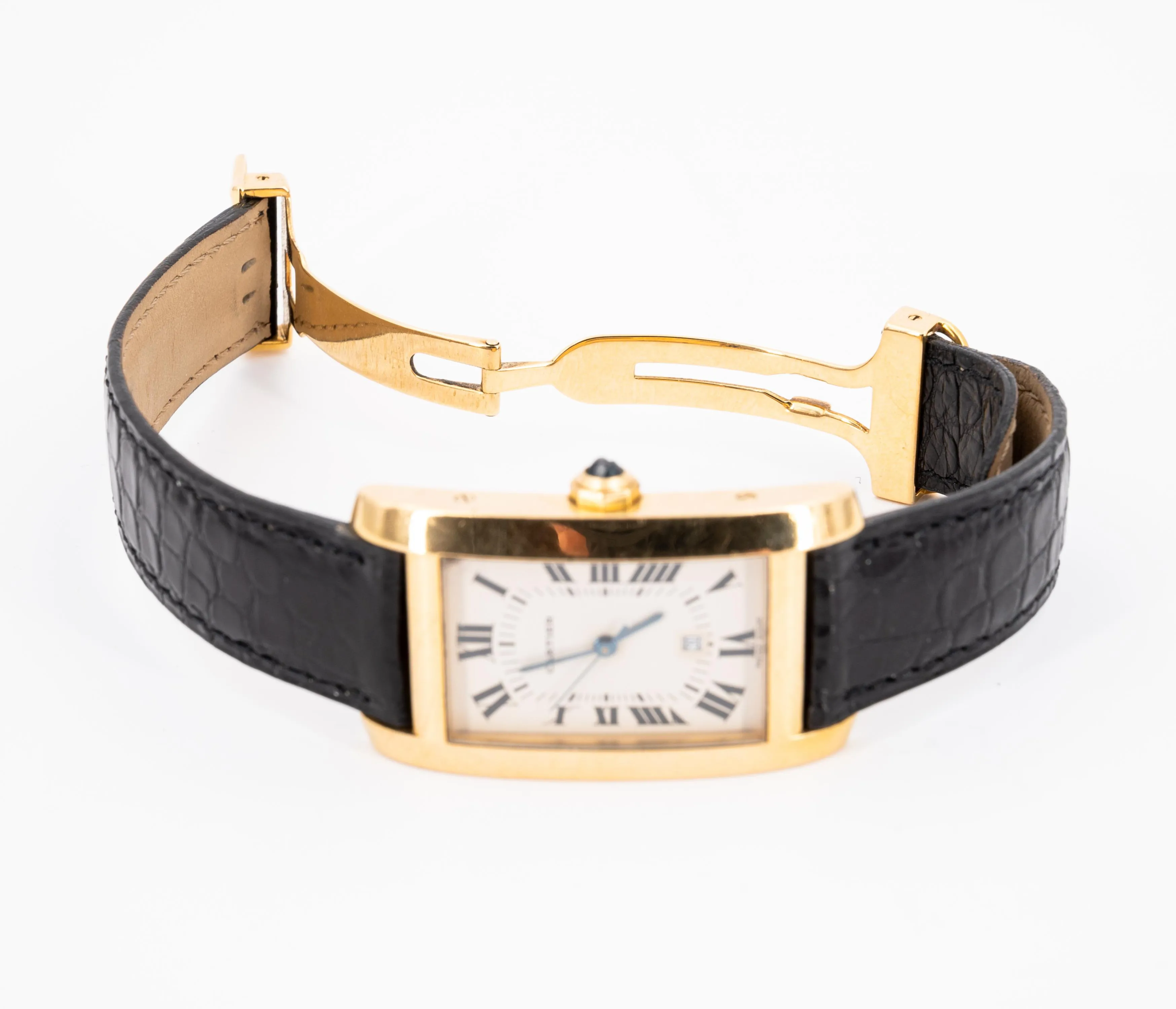 Cartier Tank Américaine 8172984 23.5mm Yellow gold White 1