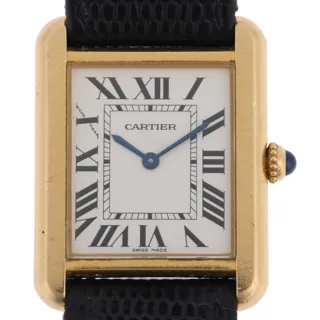 Cartier Tank Solo 2743 Yellow gold and Stainless steel Silver