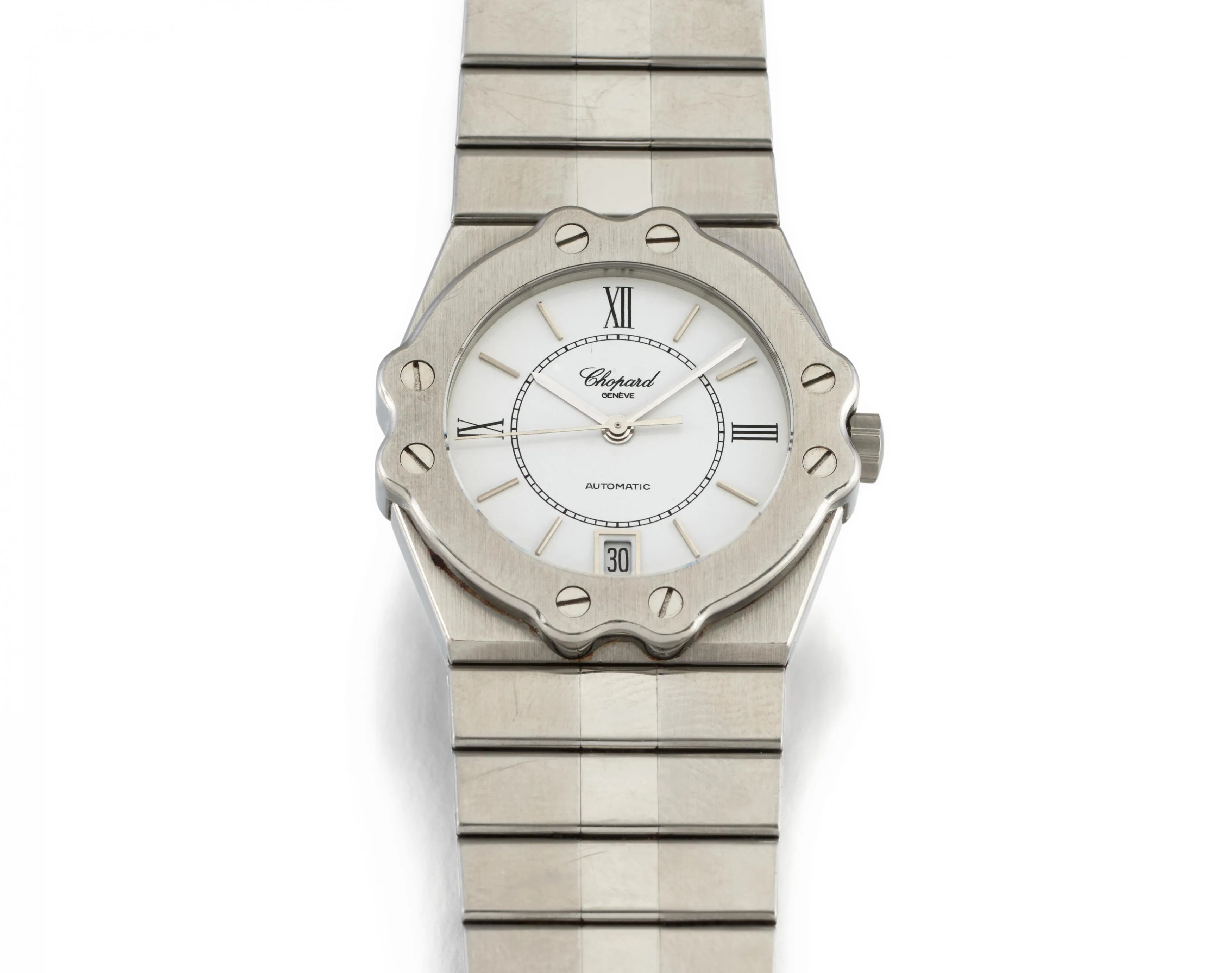 Chopard St. Moritz 268185-3001 32mm Stainless steel White