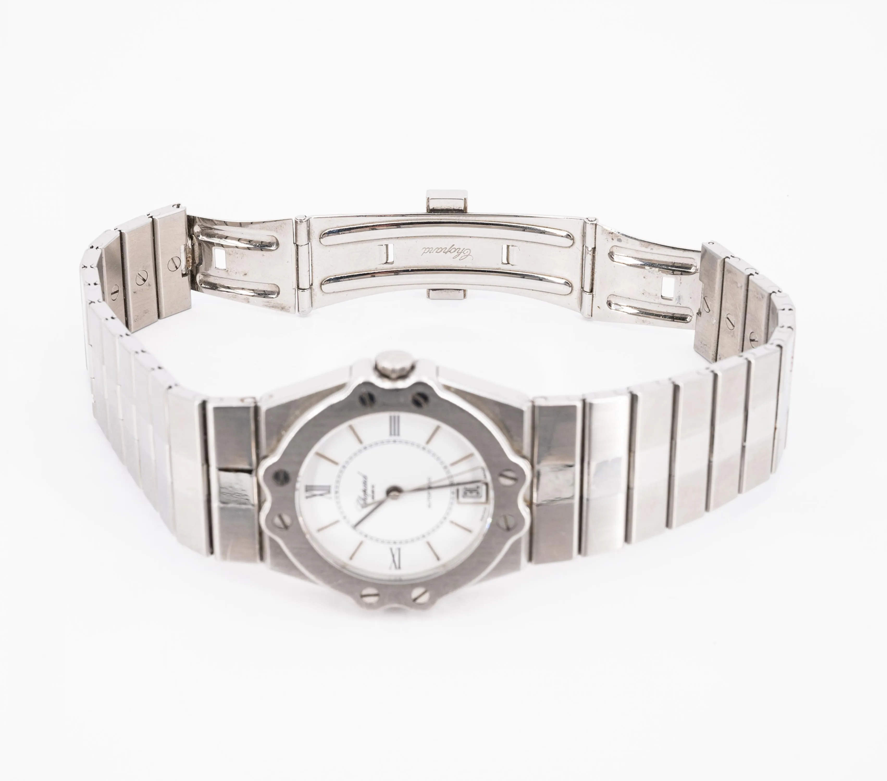 Chopard St. Moritz 268185-3001 32mm Stainless steel White 1