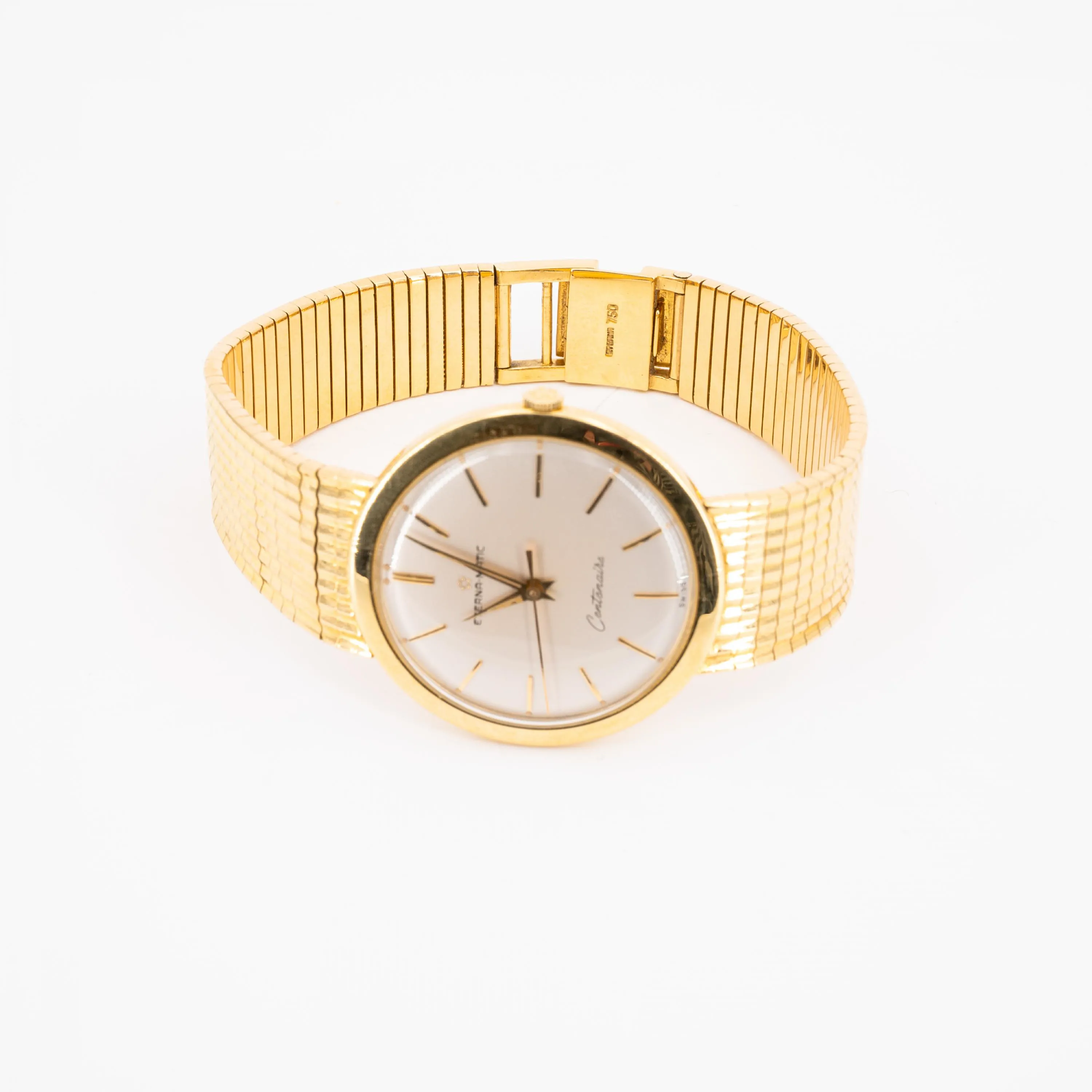 Eterna Centenaire 34mm Yellow gold Silver 1