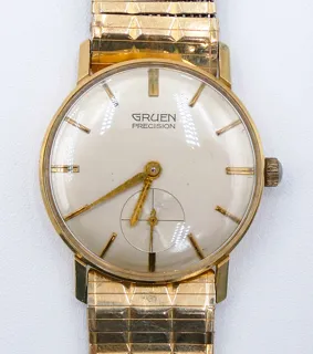 Gruen Precision Yellow gold