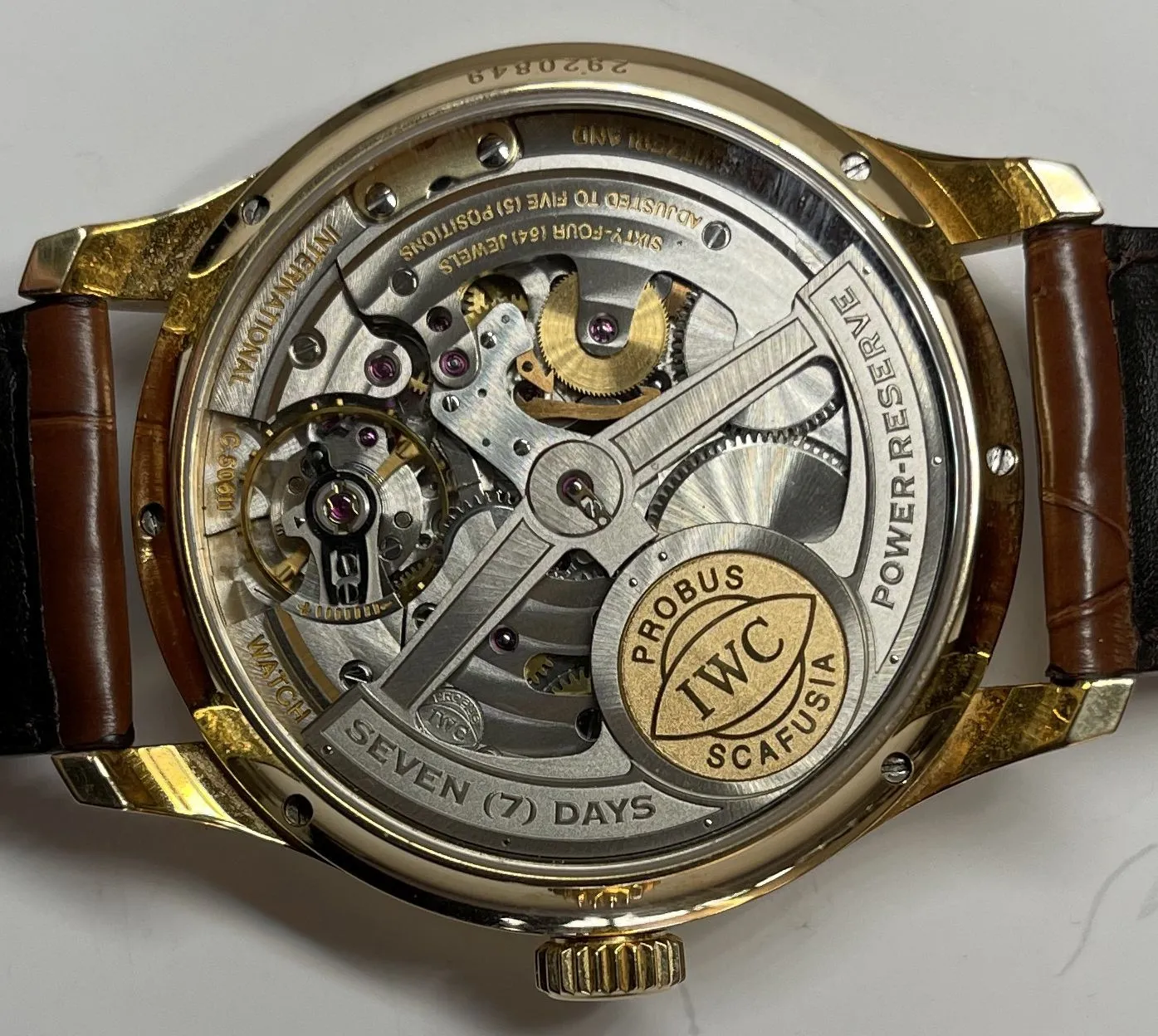 IWC Portuguese Perpetual Calendar 5021 44mm Rose gold Black 5