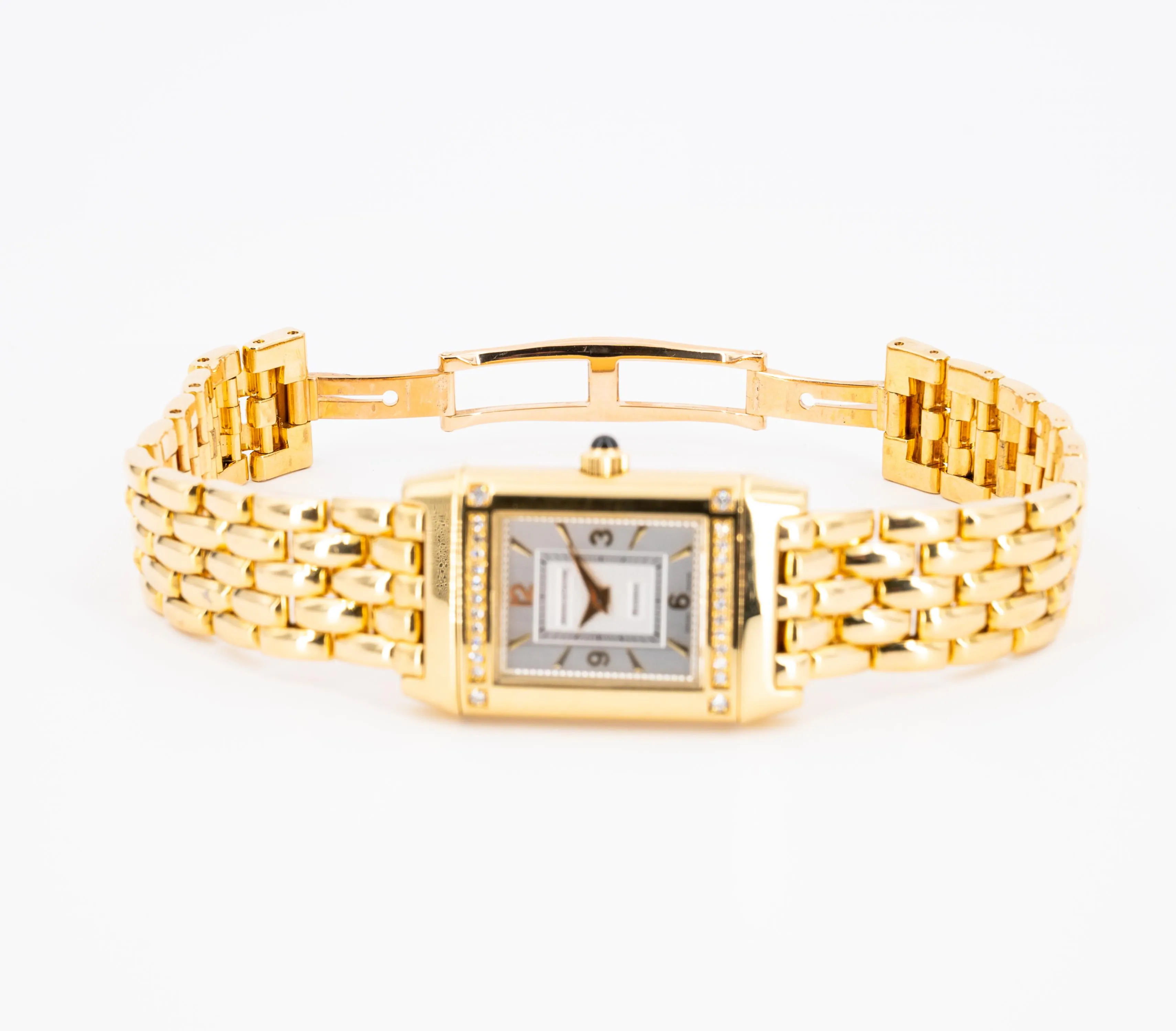 Jaeger-LeCoultre Reverso 265.1.86 20mm Yellow gold Silver 1