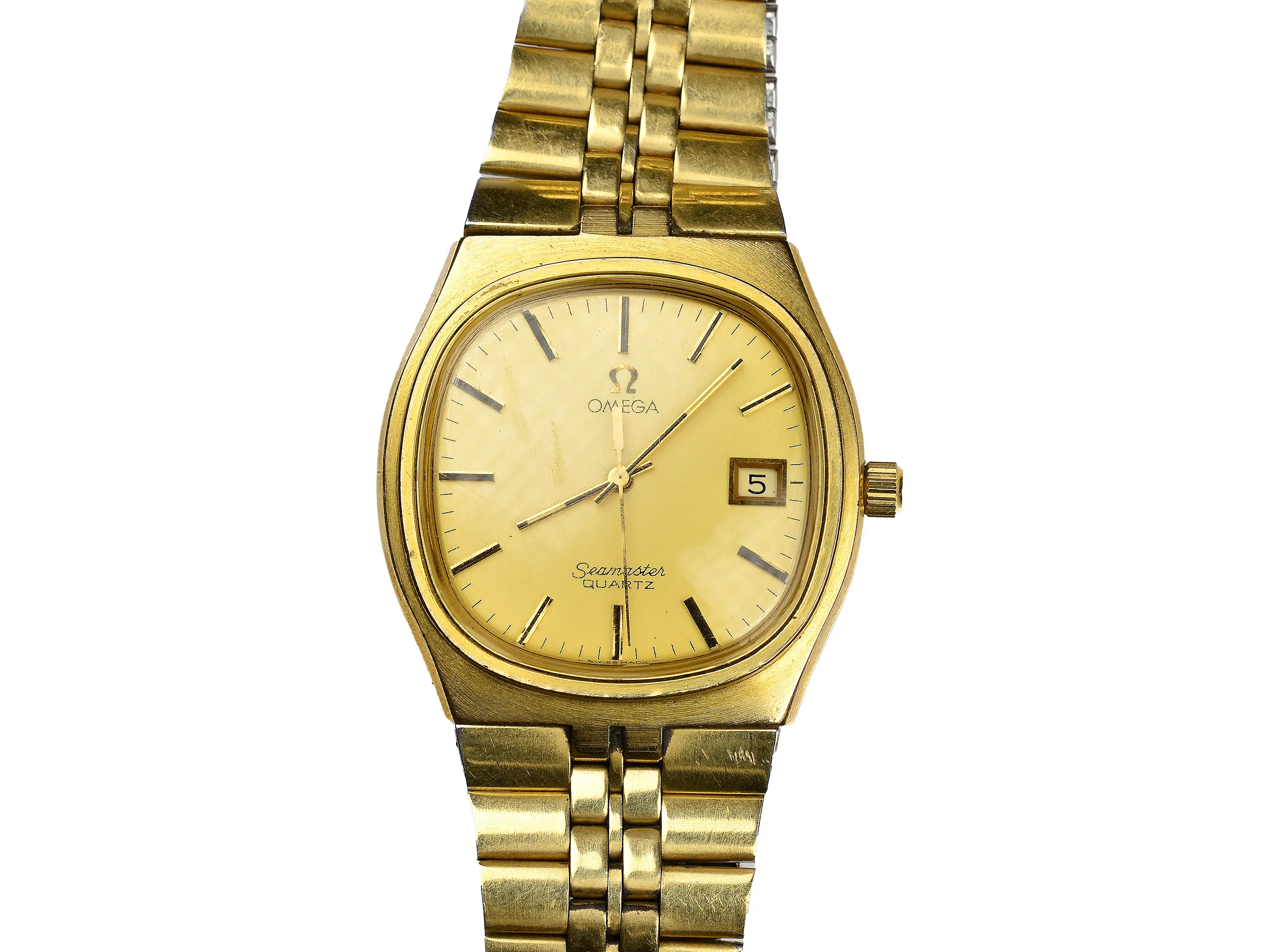 Omega Seamaster 34mm Gold-plated steel