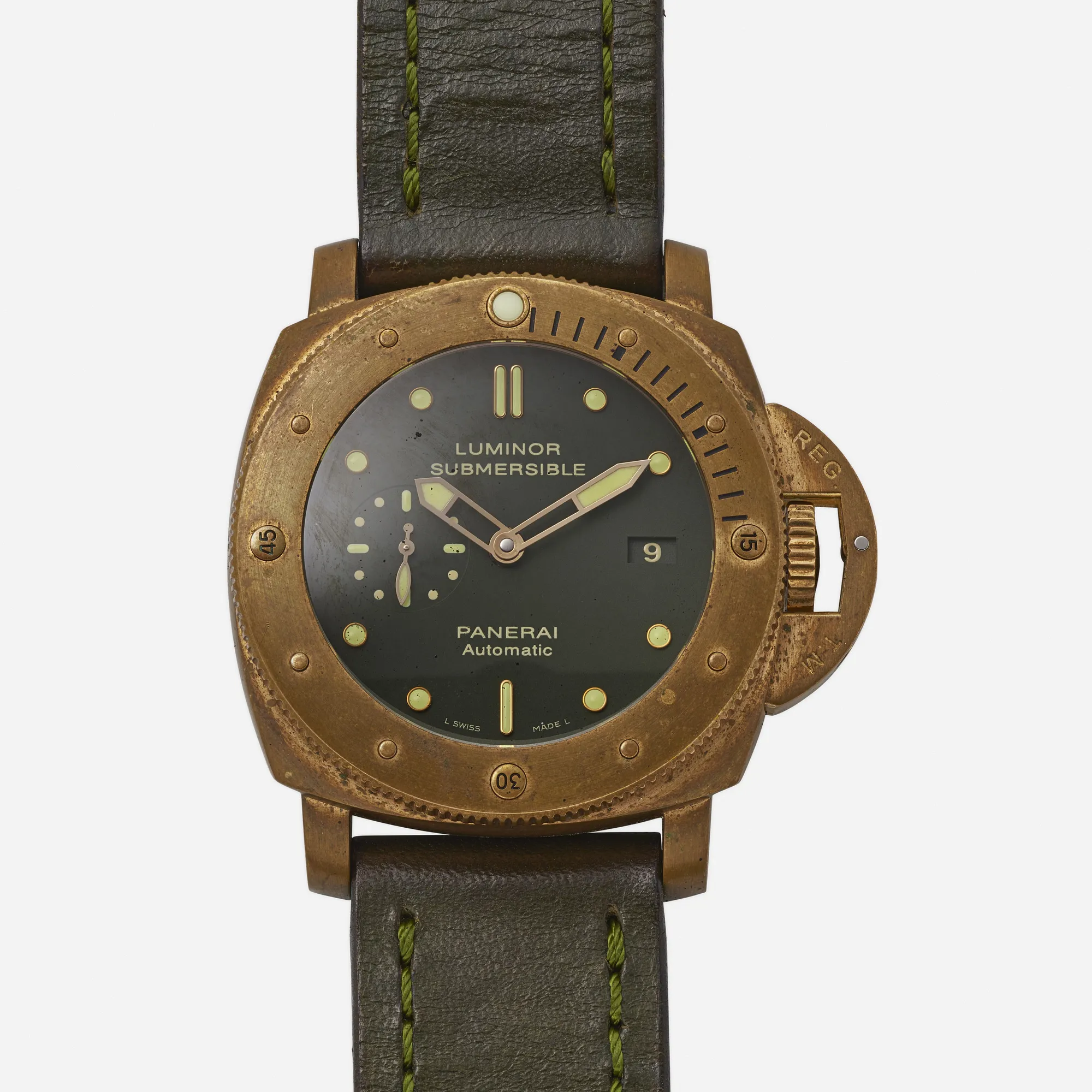 Panerai Luminor Submersible PAM 00382 47mm Bronze Green